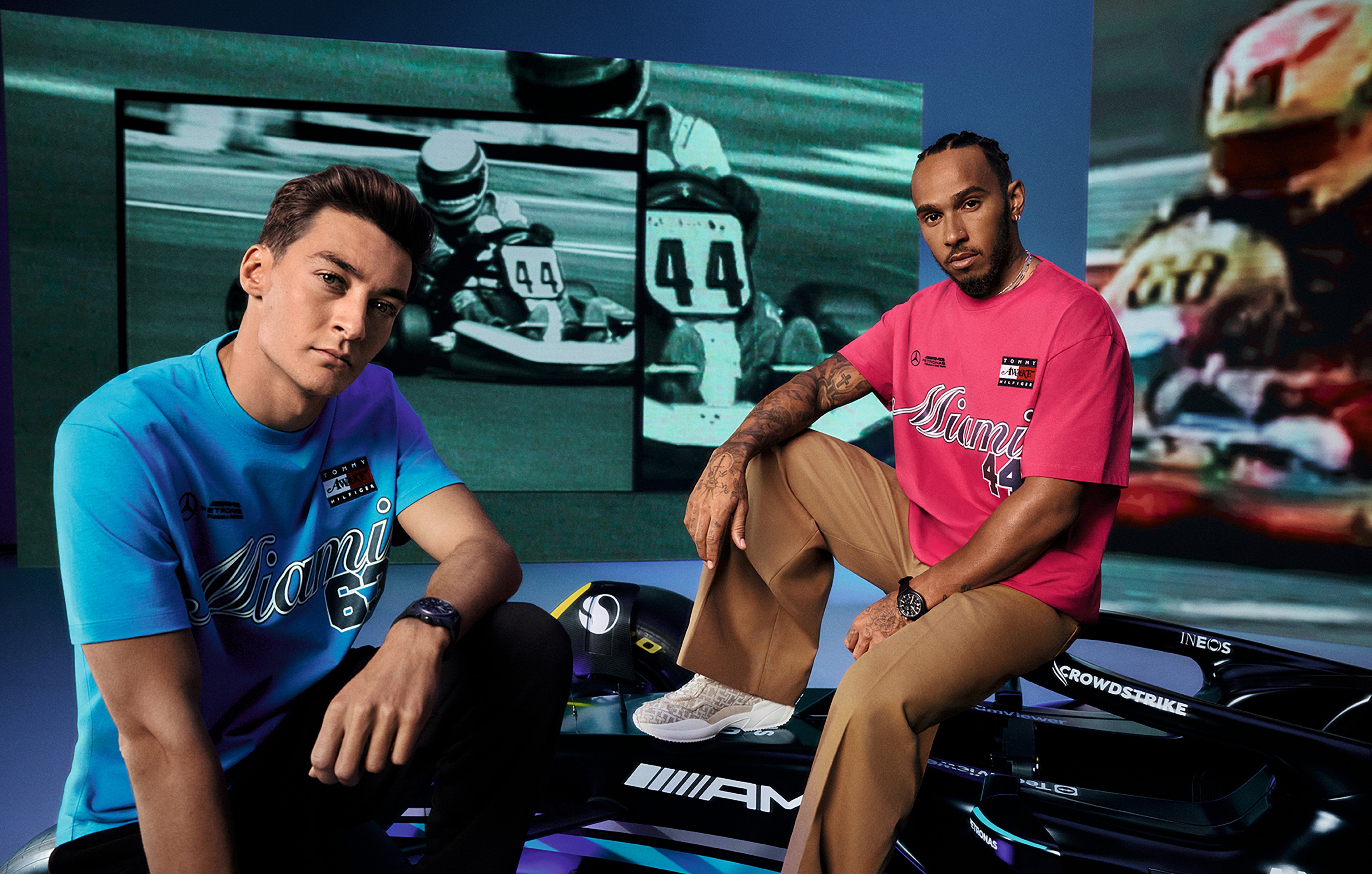 tommy x lewis hamilton t shirt