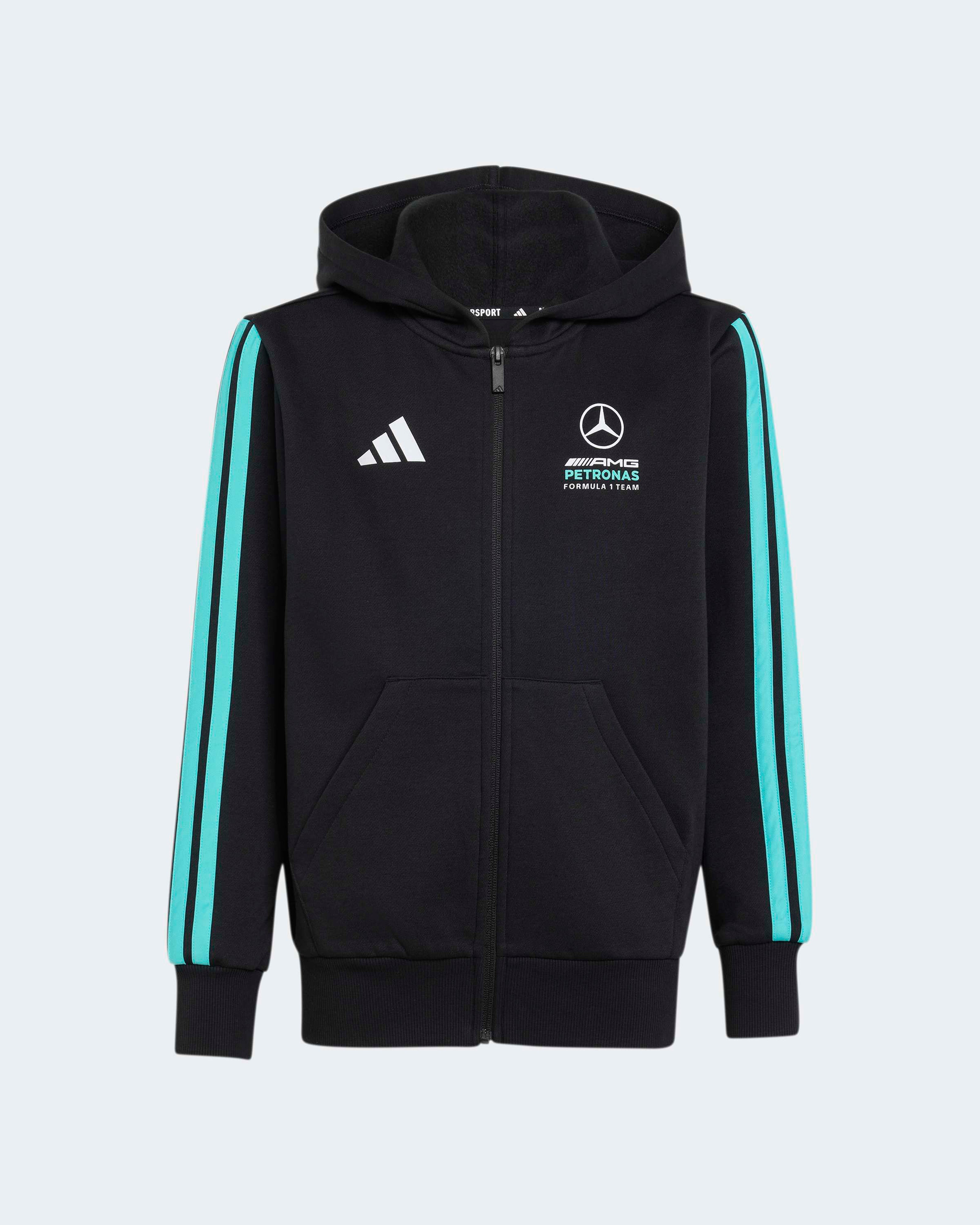 Mercedes-AMG PETRONAS F1 Team Kids DNA Full-Zip Hoody - Black
