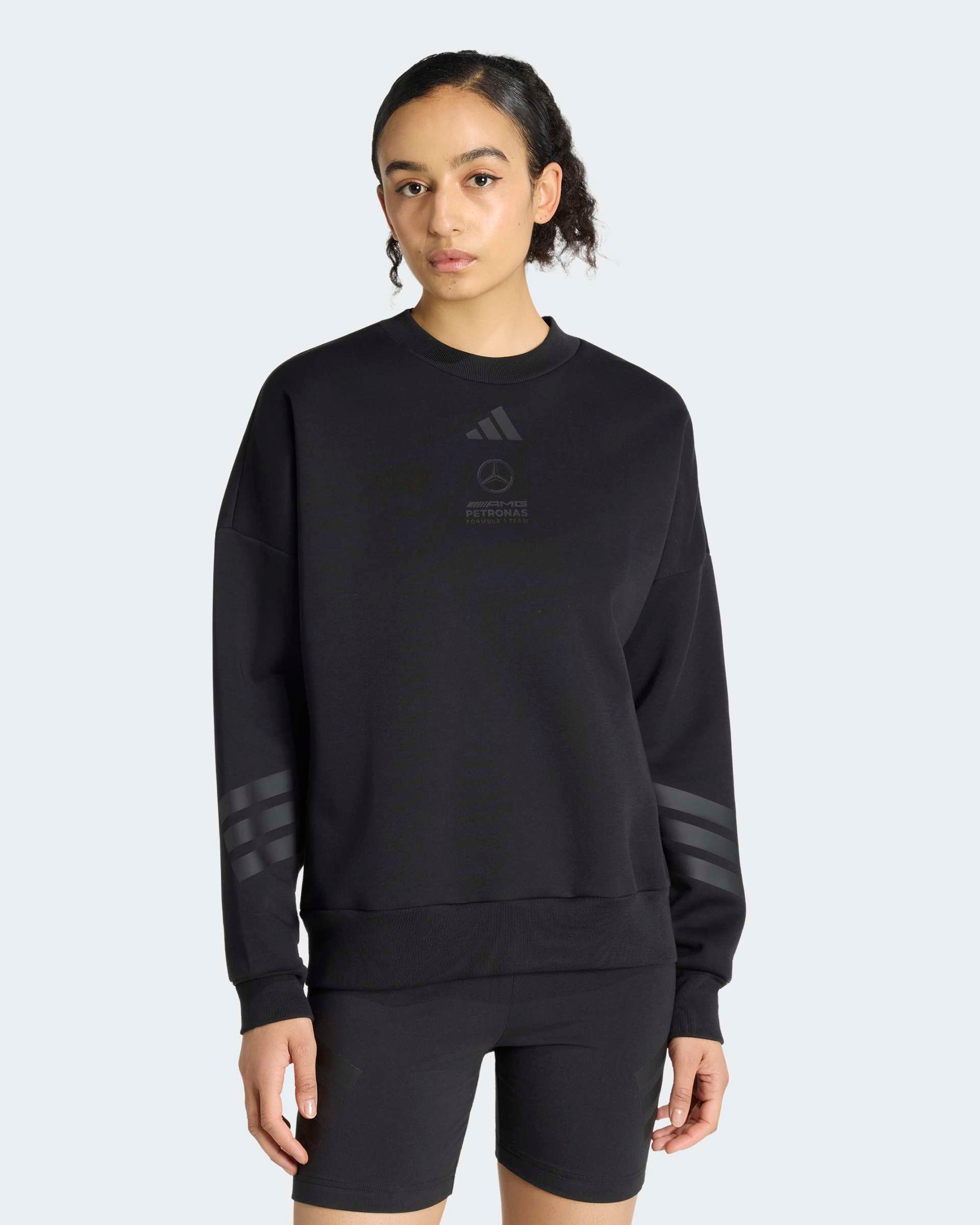 Mercedes-AMG PETRONAS F1 Team Women's Lights Out Sweat Top - Black