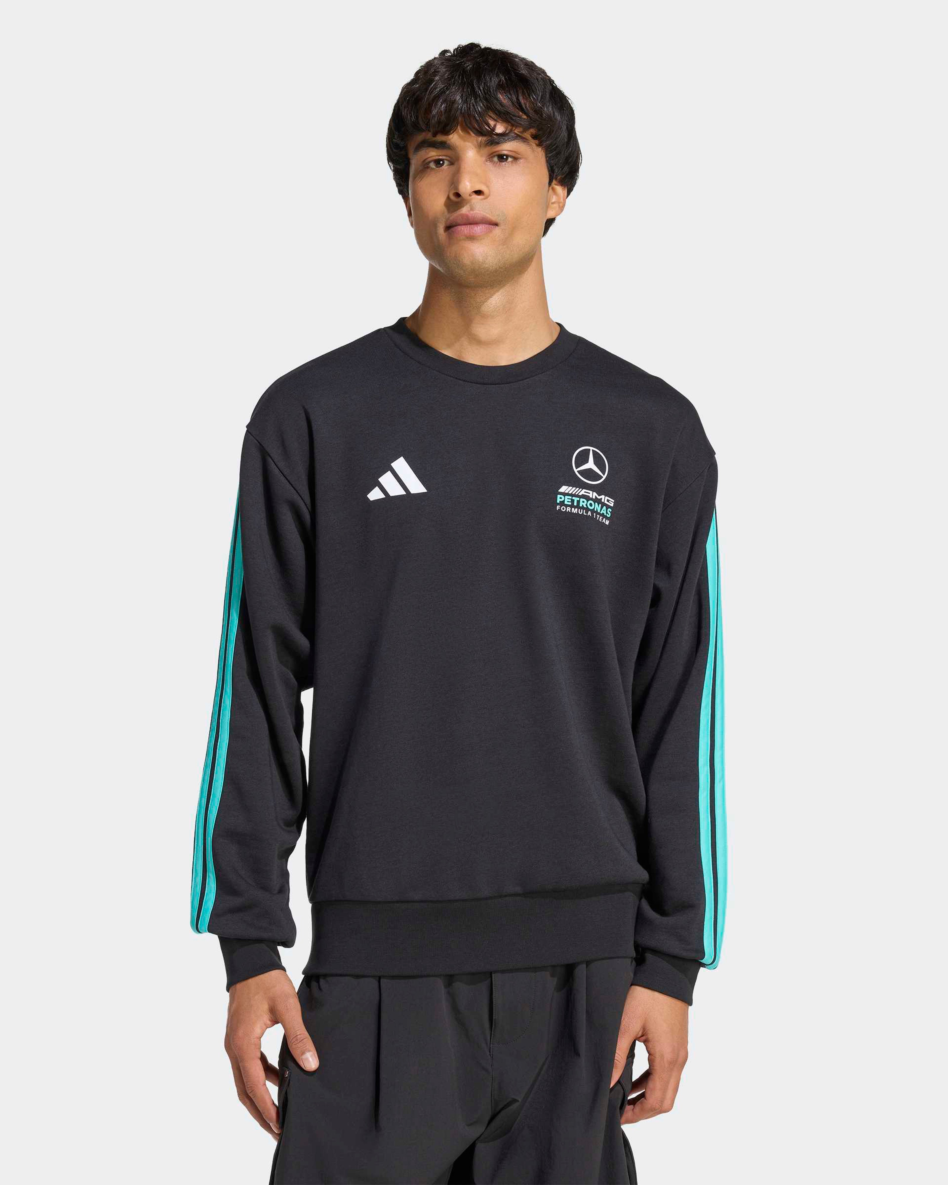 2026 Men's DNA Sweat Top - Black | Mercedes-AMG PETRONAS F1 Team