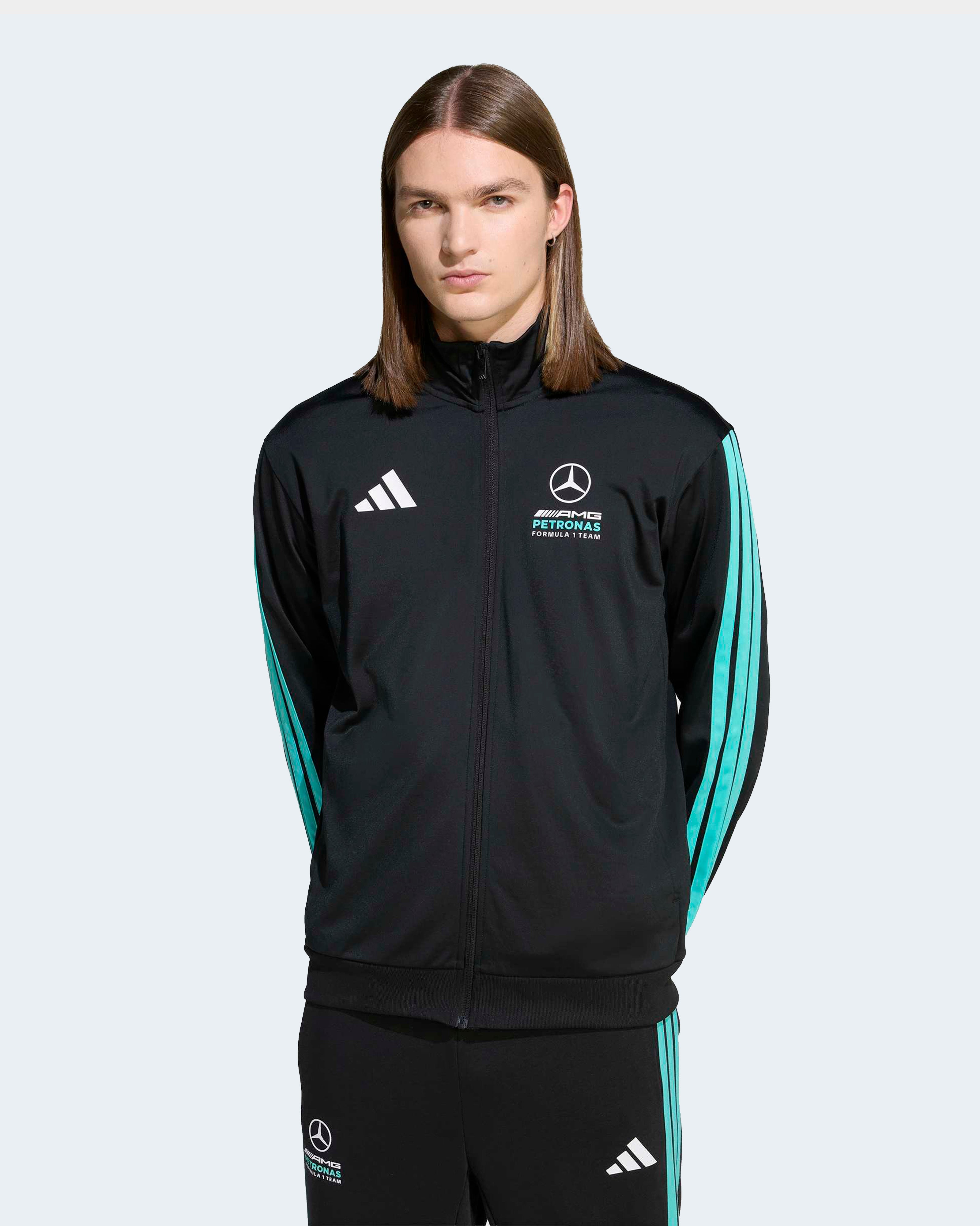 2026 Men's DNA Track Top - Black | Official Mercedes-AMG PETRONAS