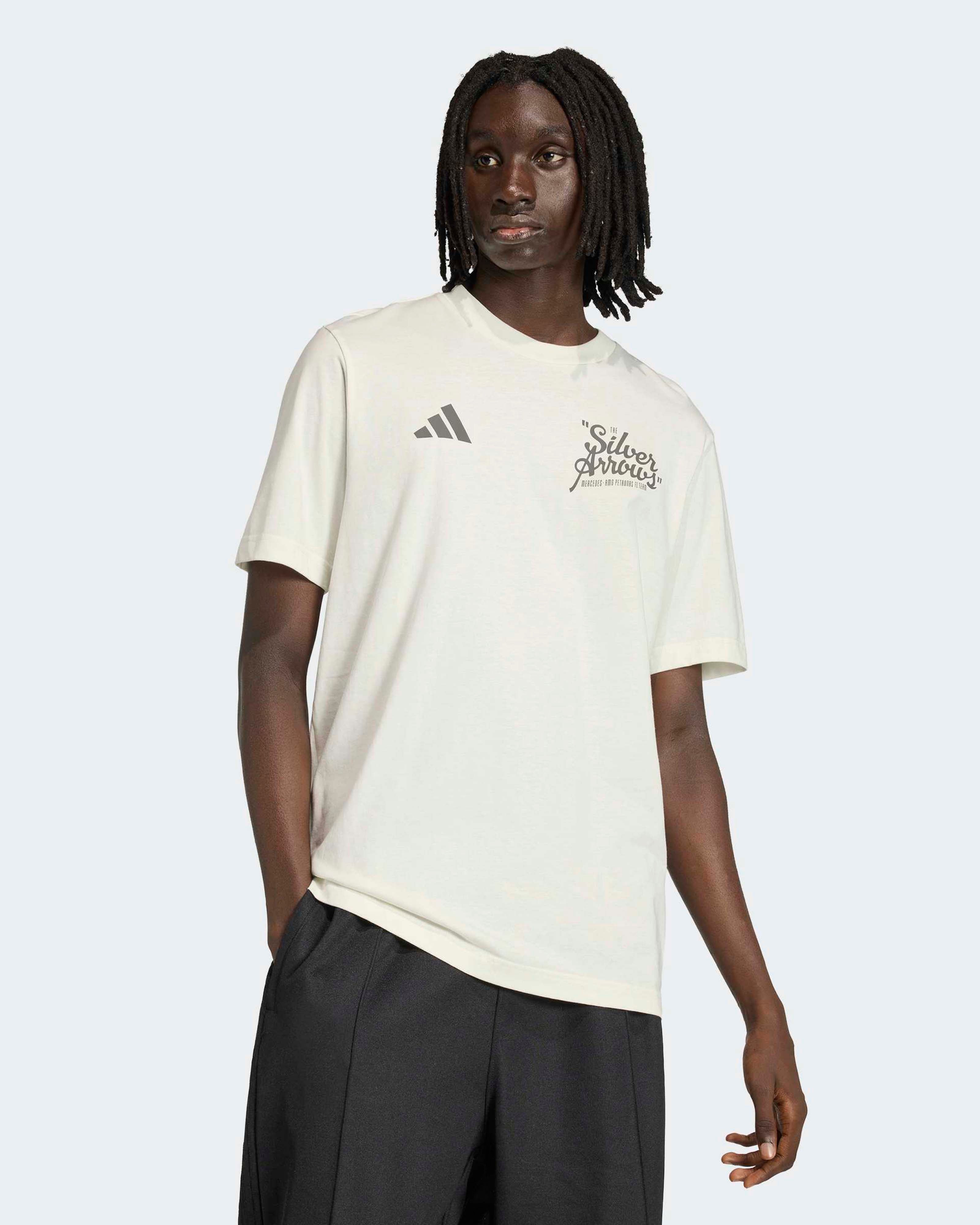 2026 Men's Silver Arrows Heritage Slogan T-shirt | Mercedes-AMG