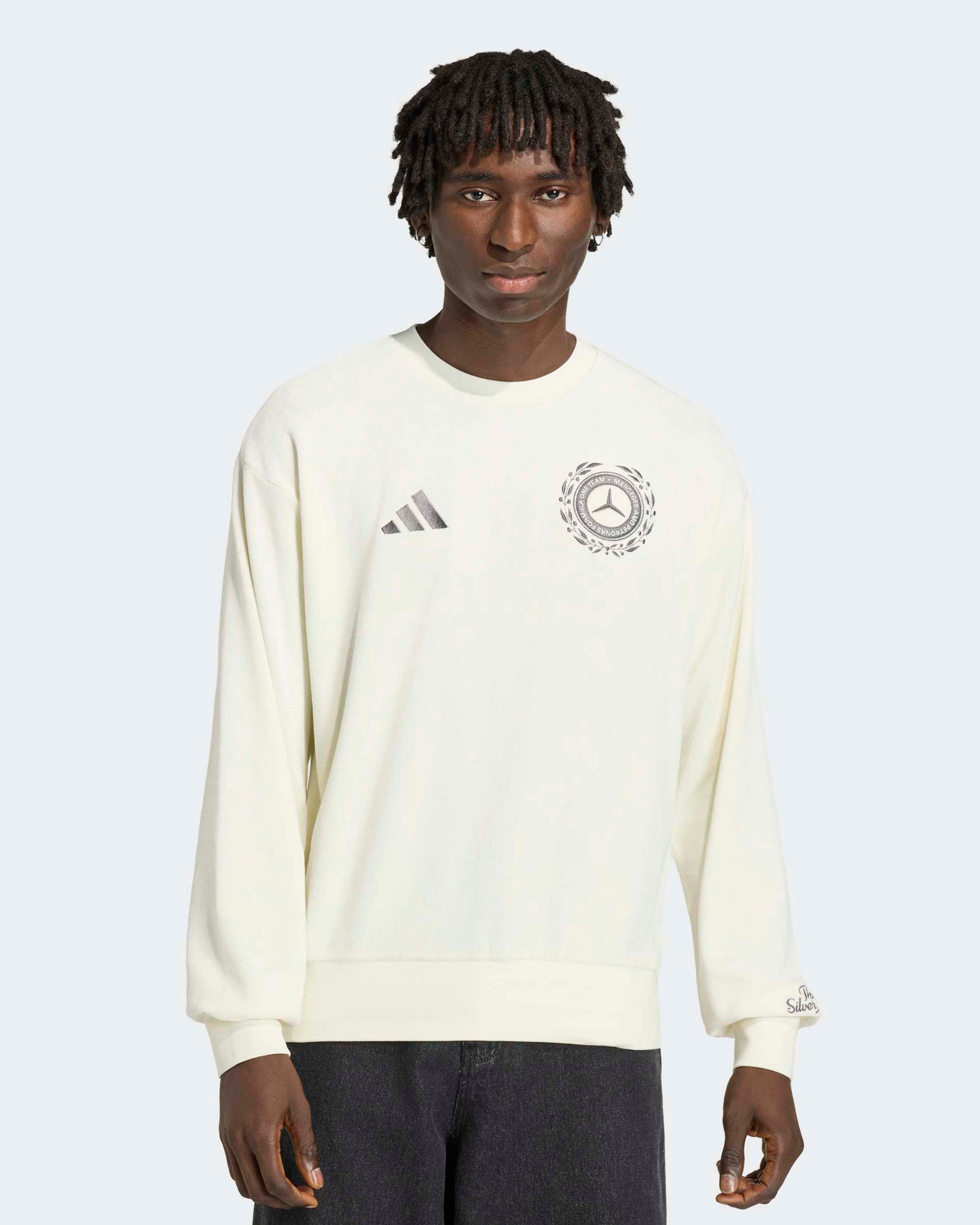 2026 Silver Arrows Heritage Sweatshirt Off White | Mercedes-AMG