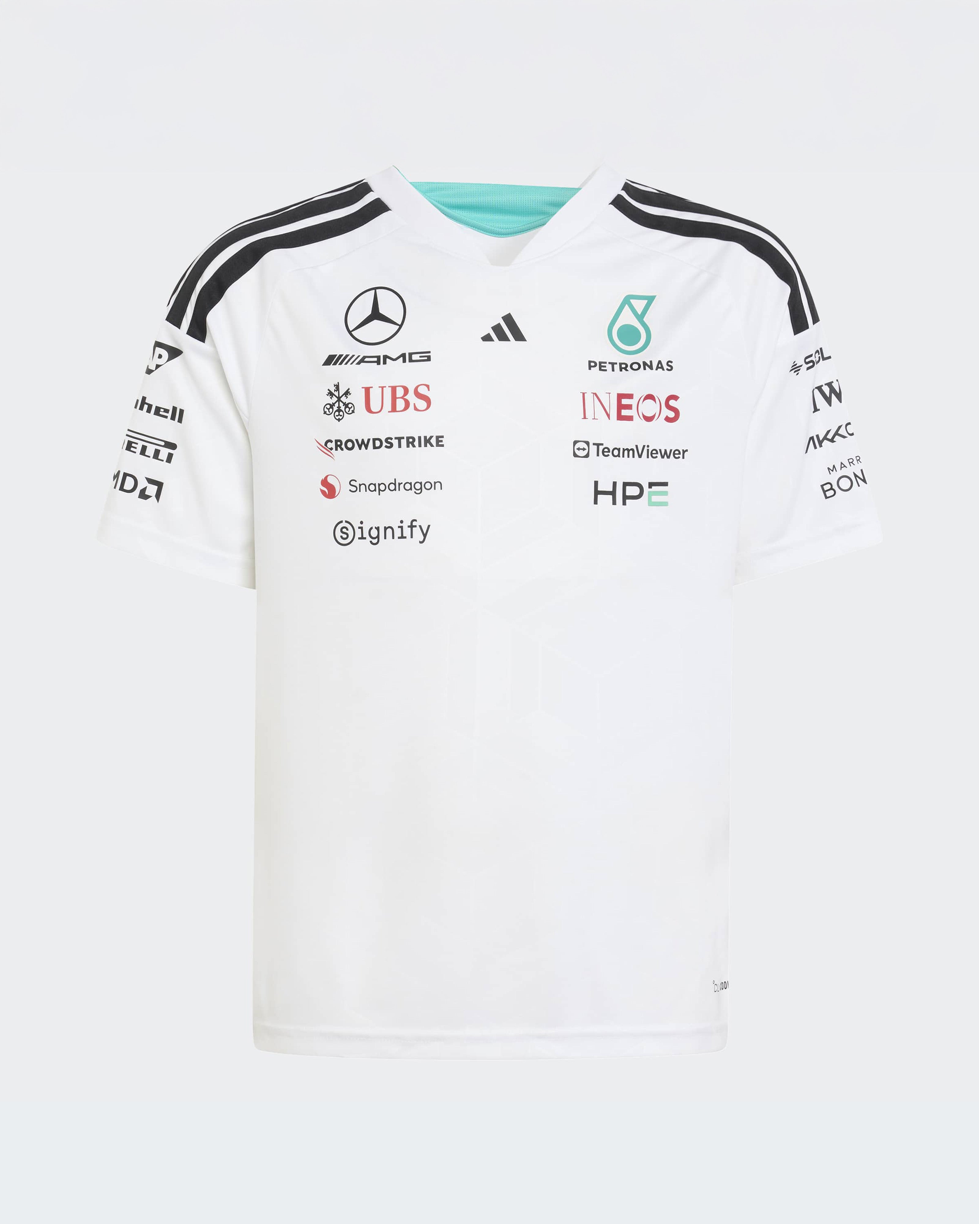トップス Mercedes-Benz Petronas Formula One Team Kids 2026 Team Driver Tee White | Mercedes-AMG PETRONAS F1 Team