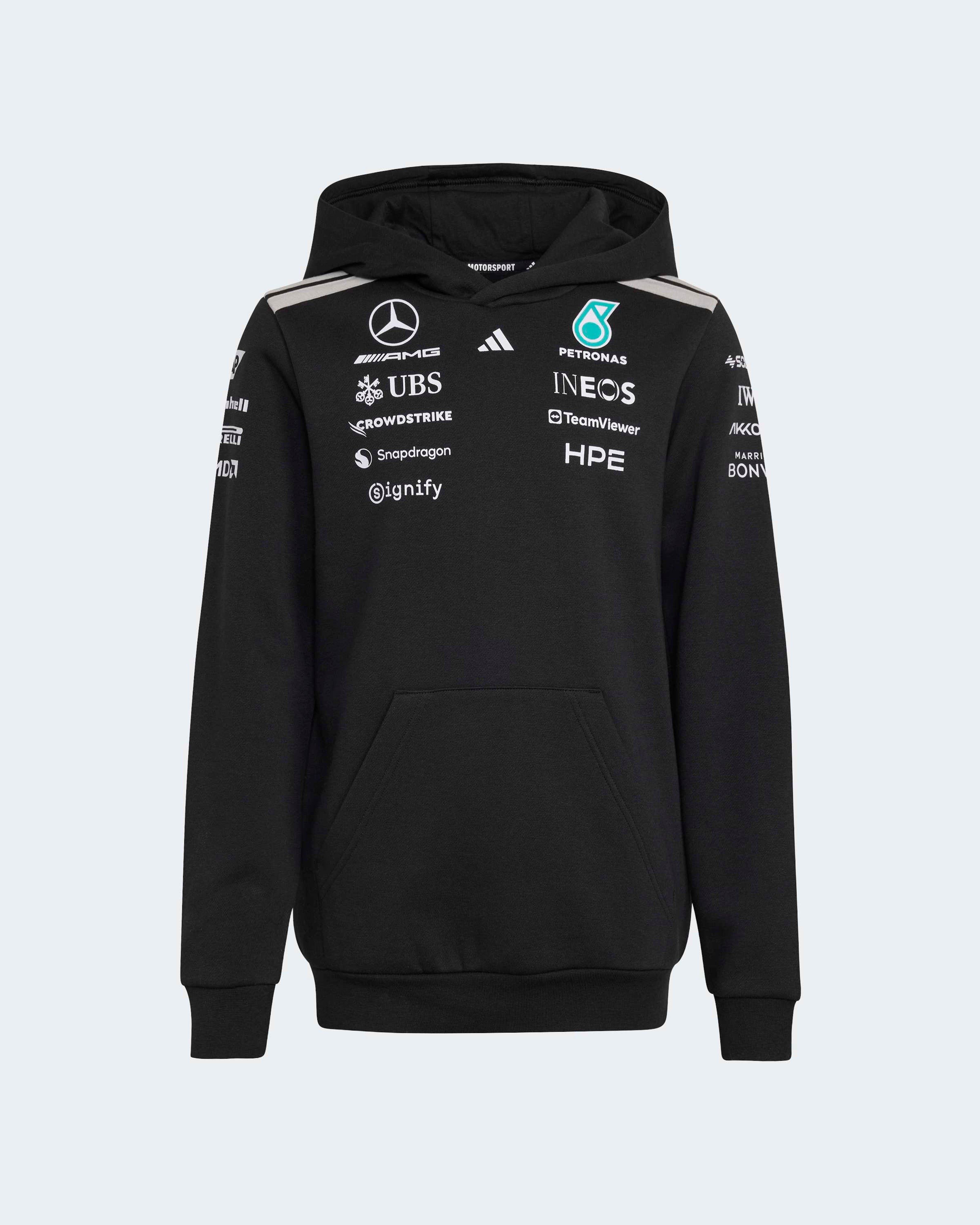 Kids 2026 Team Hoody - Black | Mercedes-AMG PETRONAS F1 Team