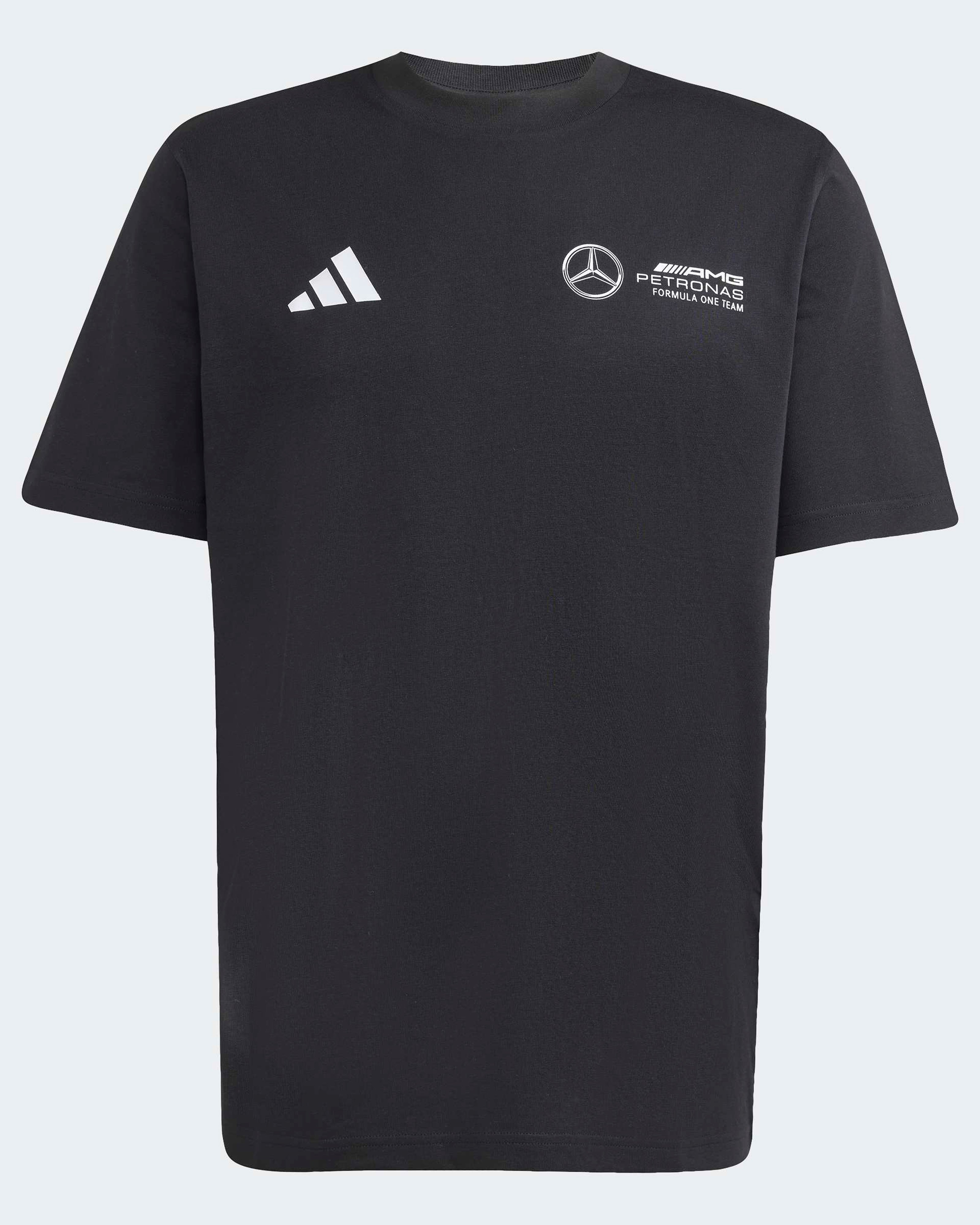 Mens World Tour Graphic T-shirt Black | Official Mercedes-AMG