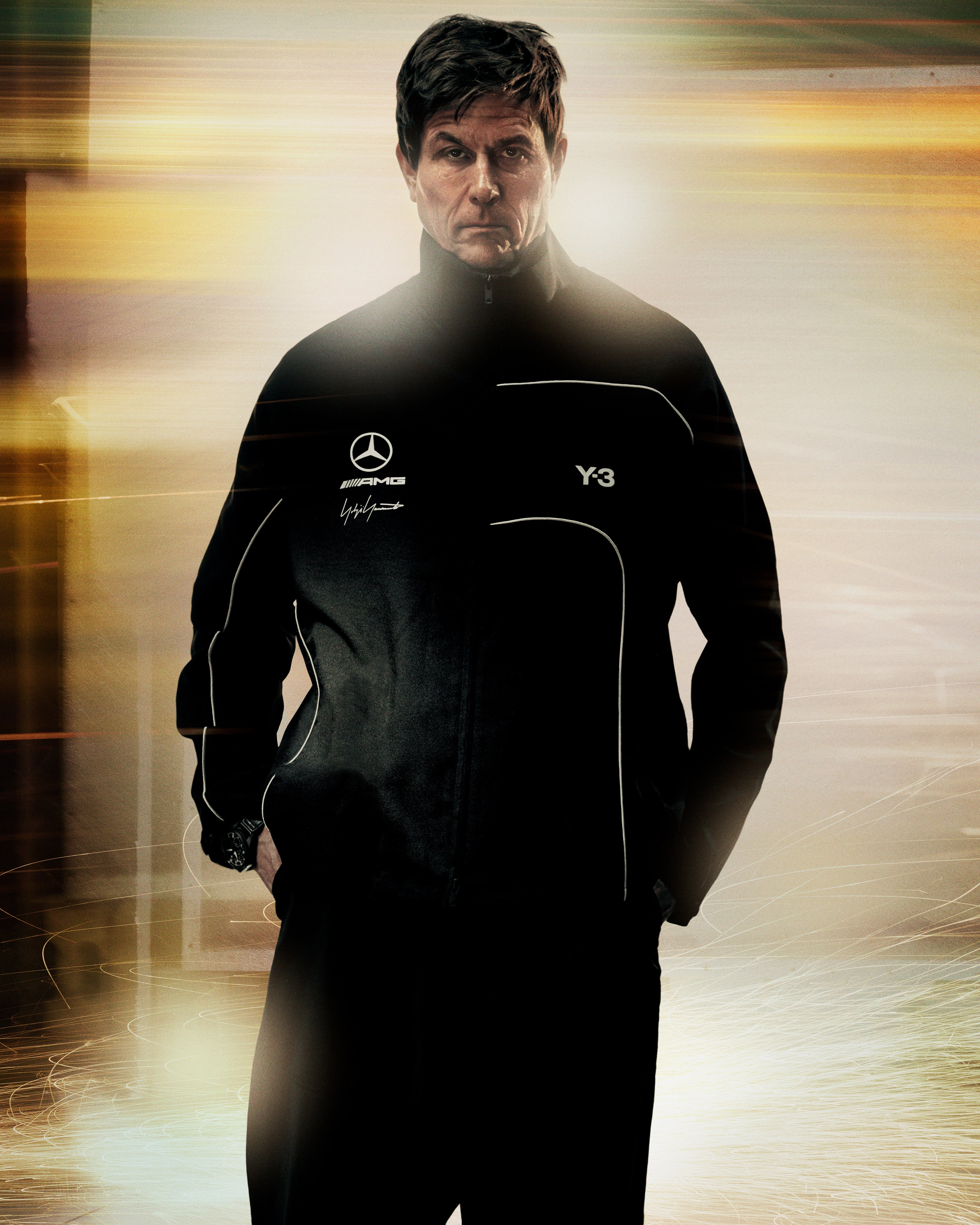 2026 Y-3 Team Jacket - Black | Mercedes-AMG PETRONAS F1 Team x Y-3