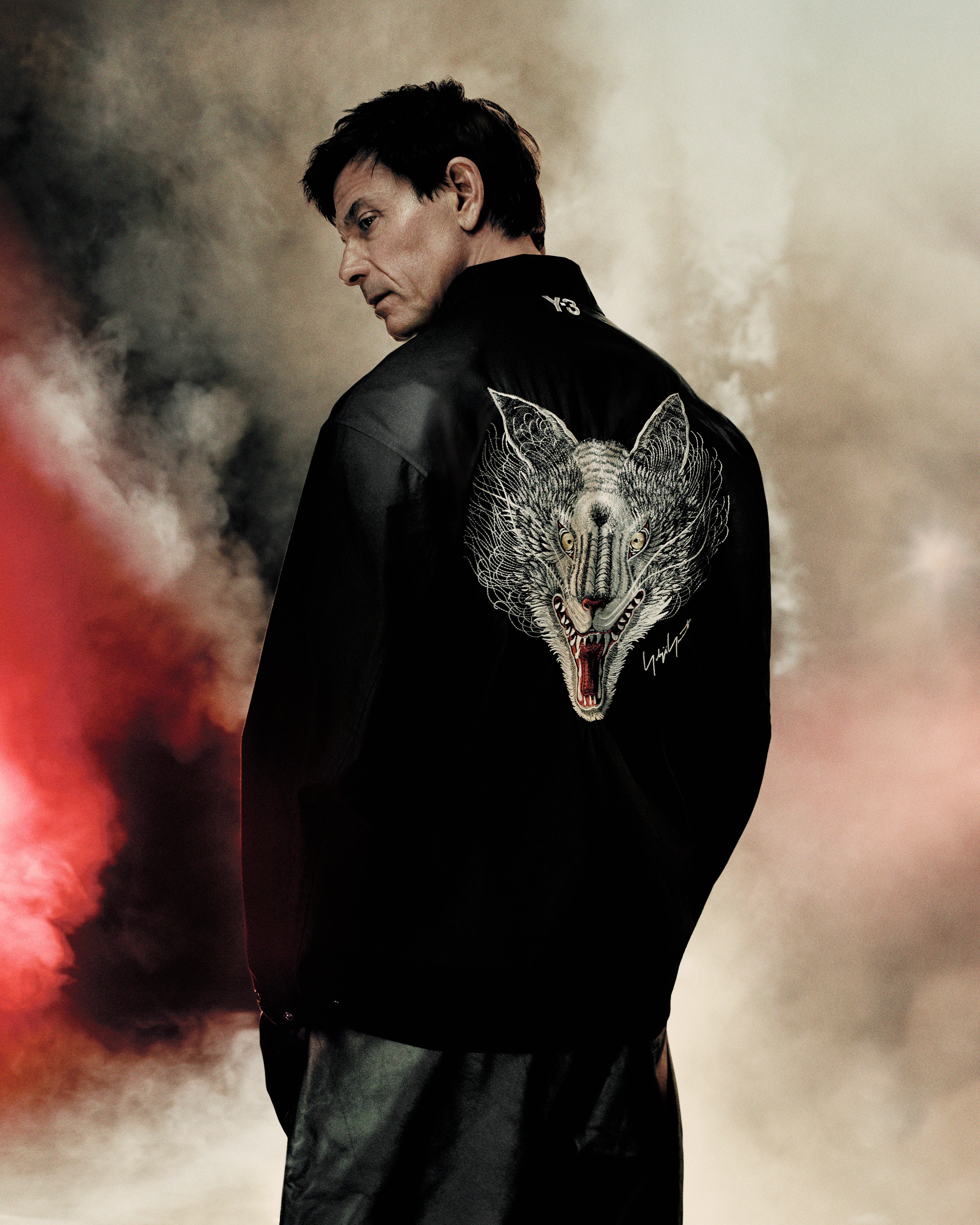 Y-3 Wolf Jacket - Black (2026) | Mercedes-AMG PETRONAS F1 Team x