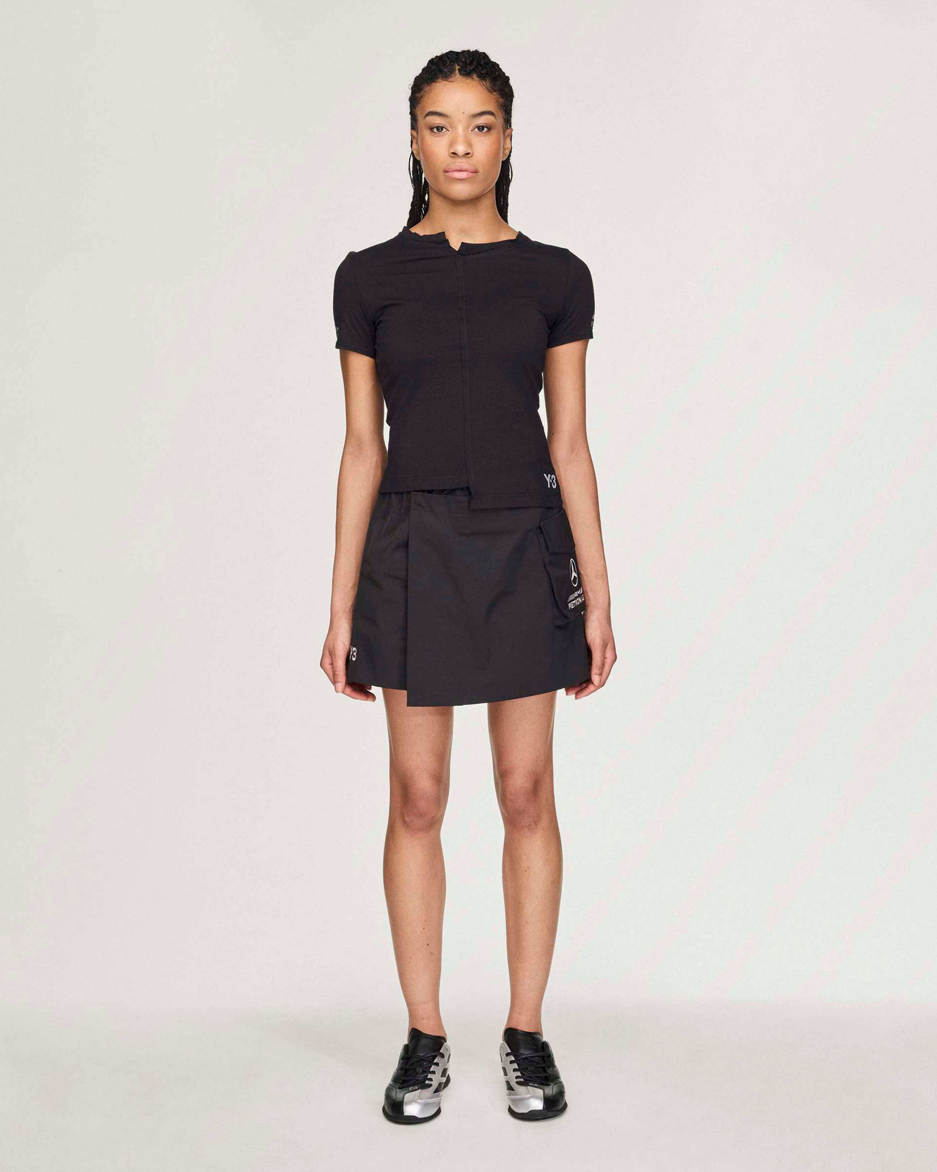 Mercedes-AMG PETRONAS F1 Team Women's Y-3 Skort - Black | 2026