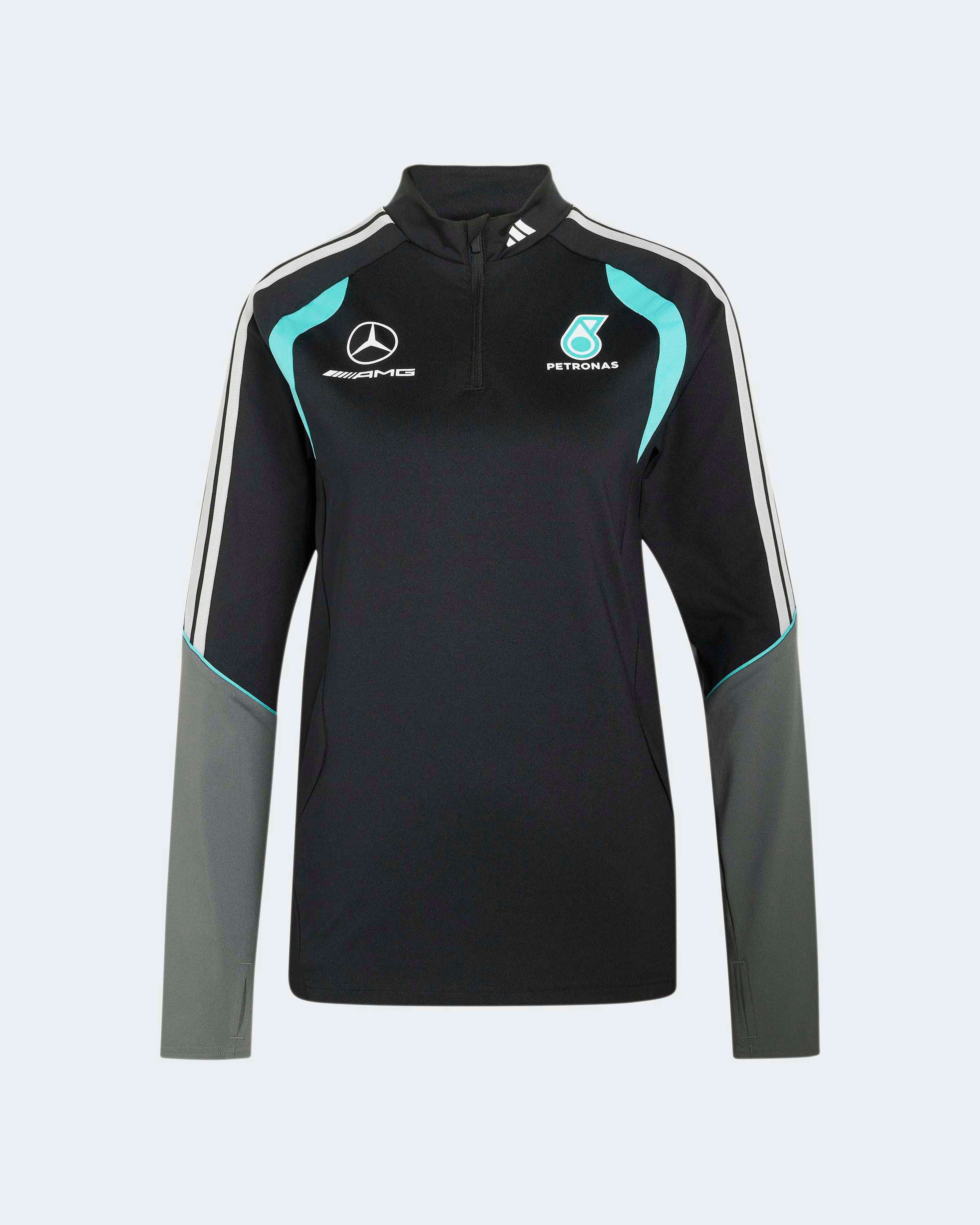 Women's 2026 Mechanics Quarter Zip – Black | Mercedes-AMG PETRONAS