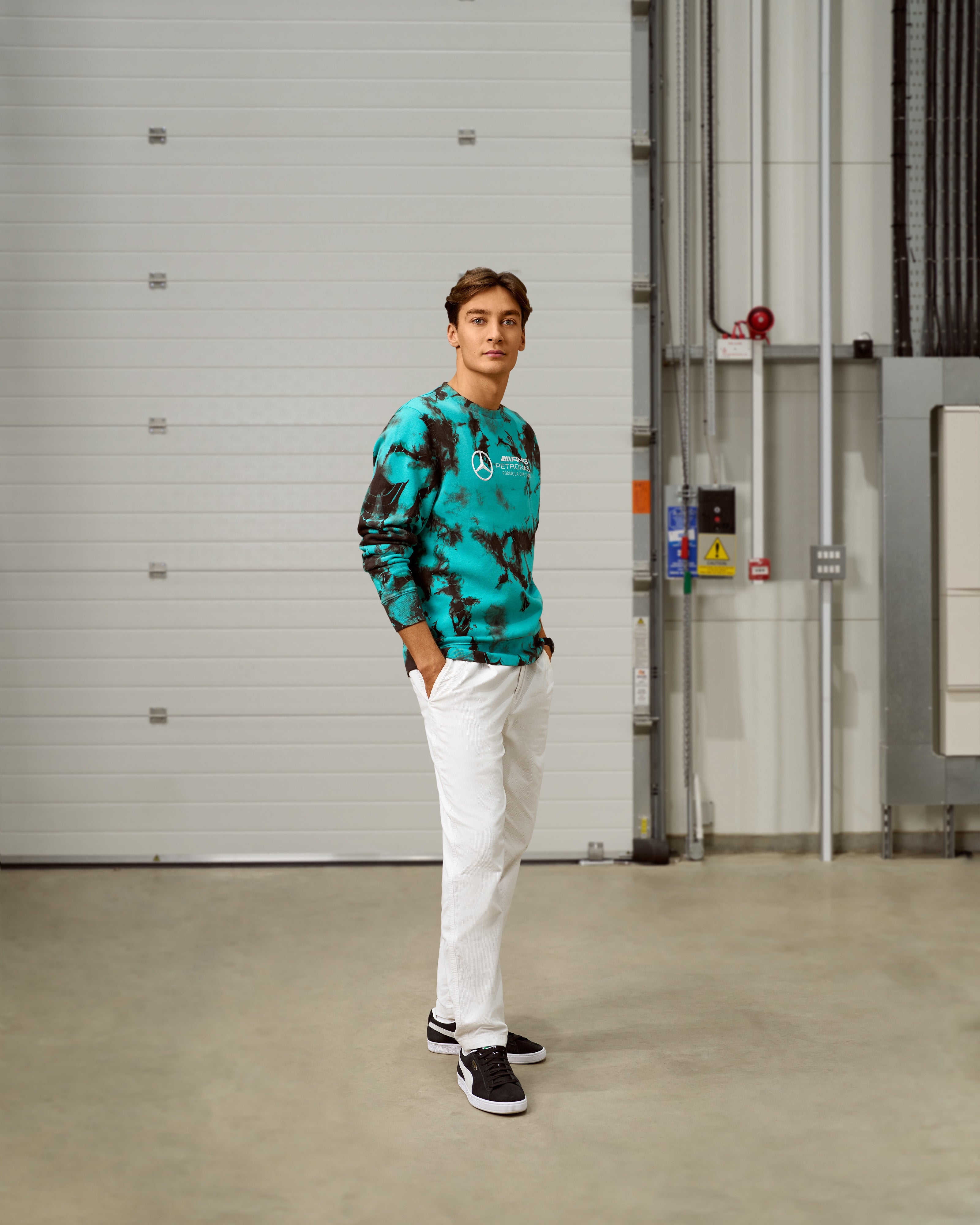 Mens Tie Dye Sweater Multicolour | Official Mercedes-AMG PETRONAS