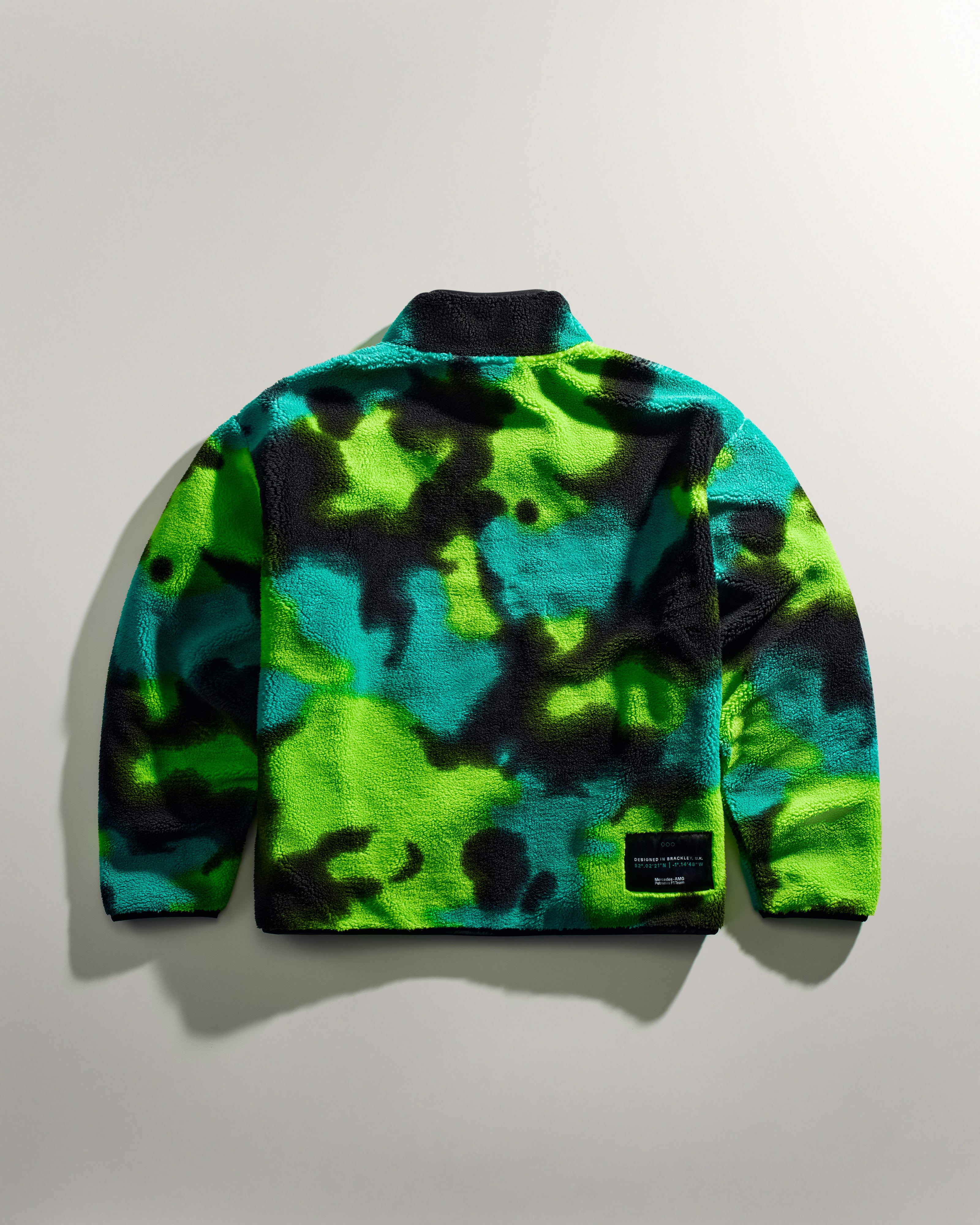 Spray Camo Sherpa 1/4 Sweater Multicolour