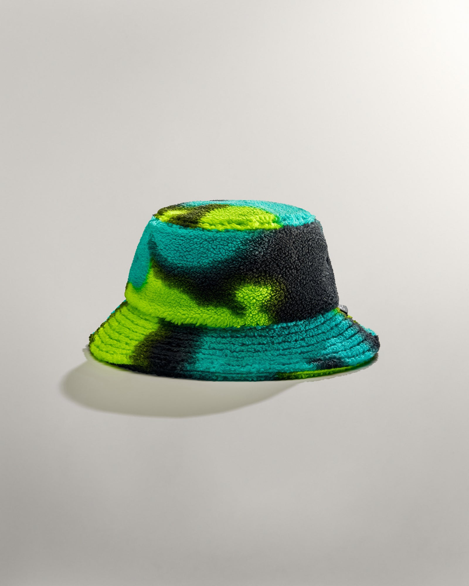 Spray Camo Fleece Bucket Hat Multicolour