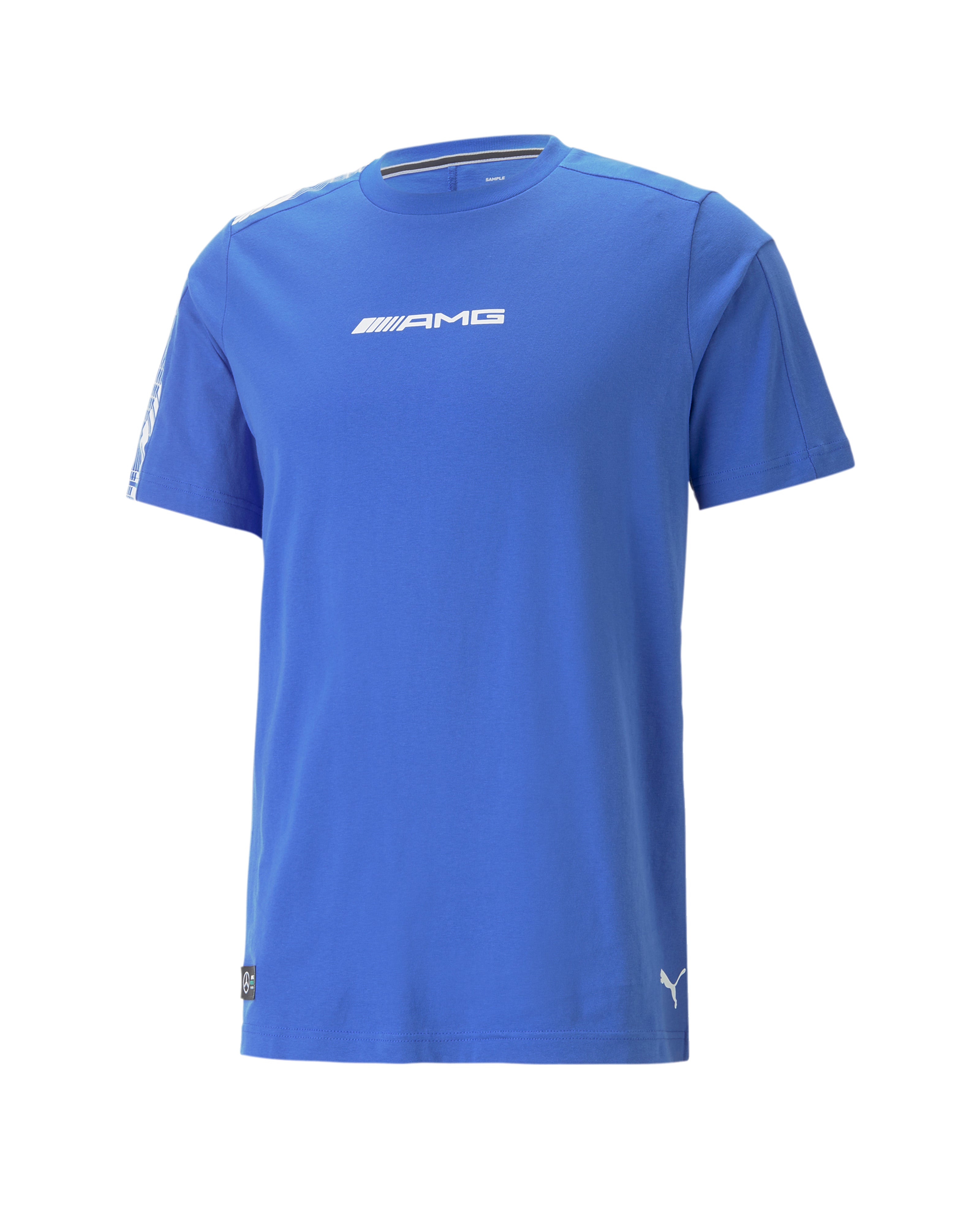 Mens Puma AMG MT7 Tee Blue | Official Mercedes-AMG PETRONAS F1