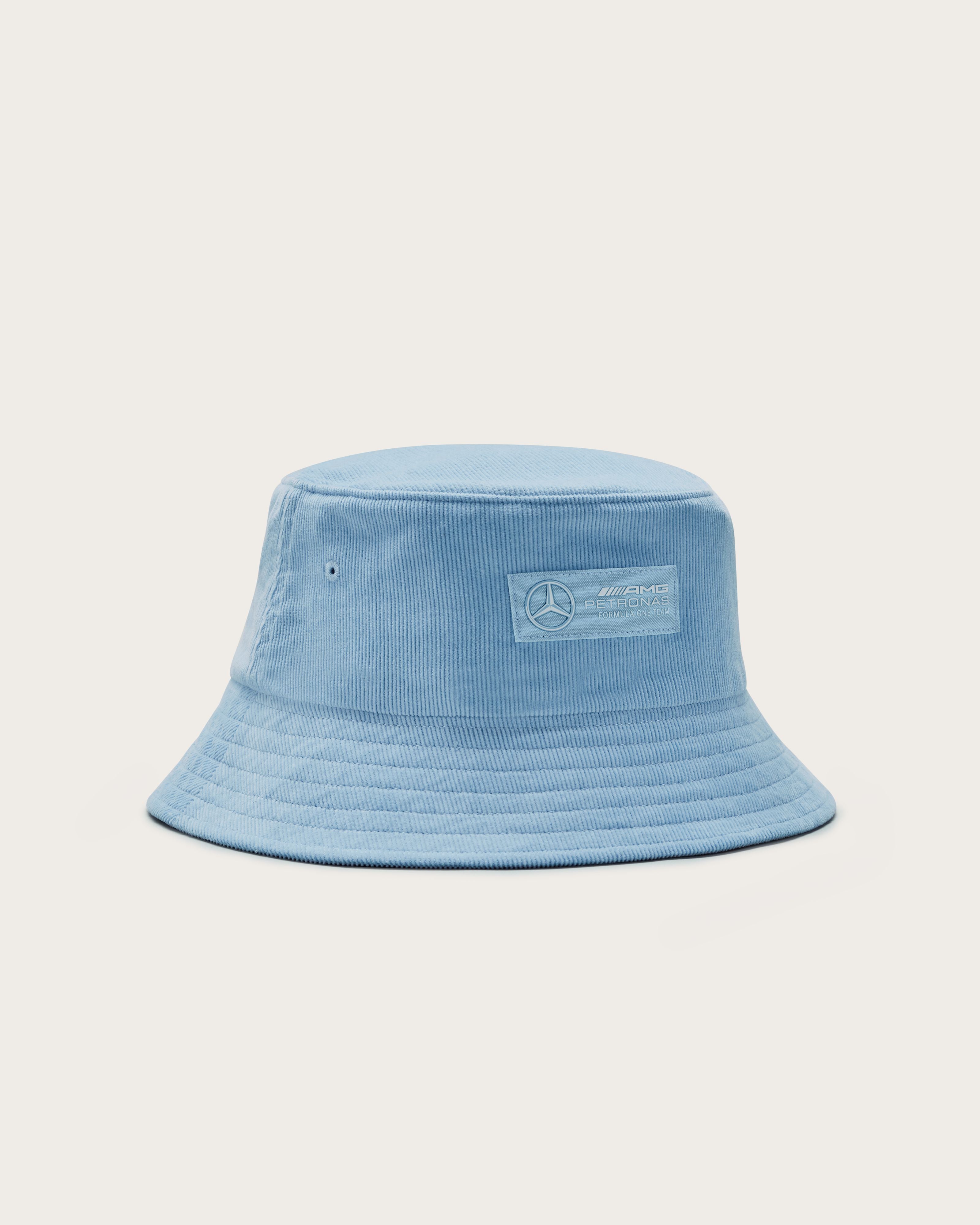 Corduroy Polyester Bucket Hat - Teal Green