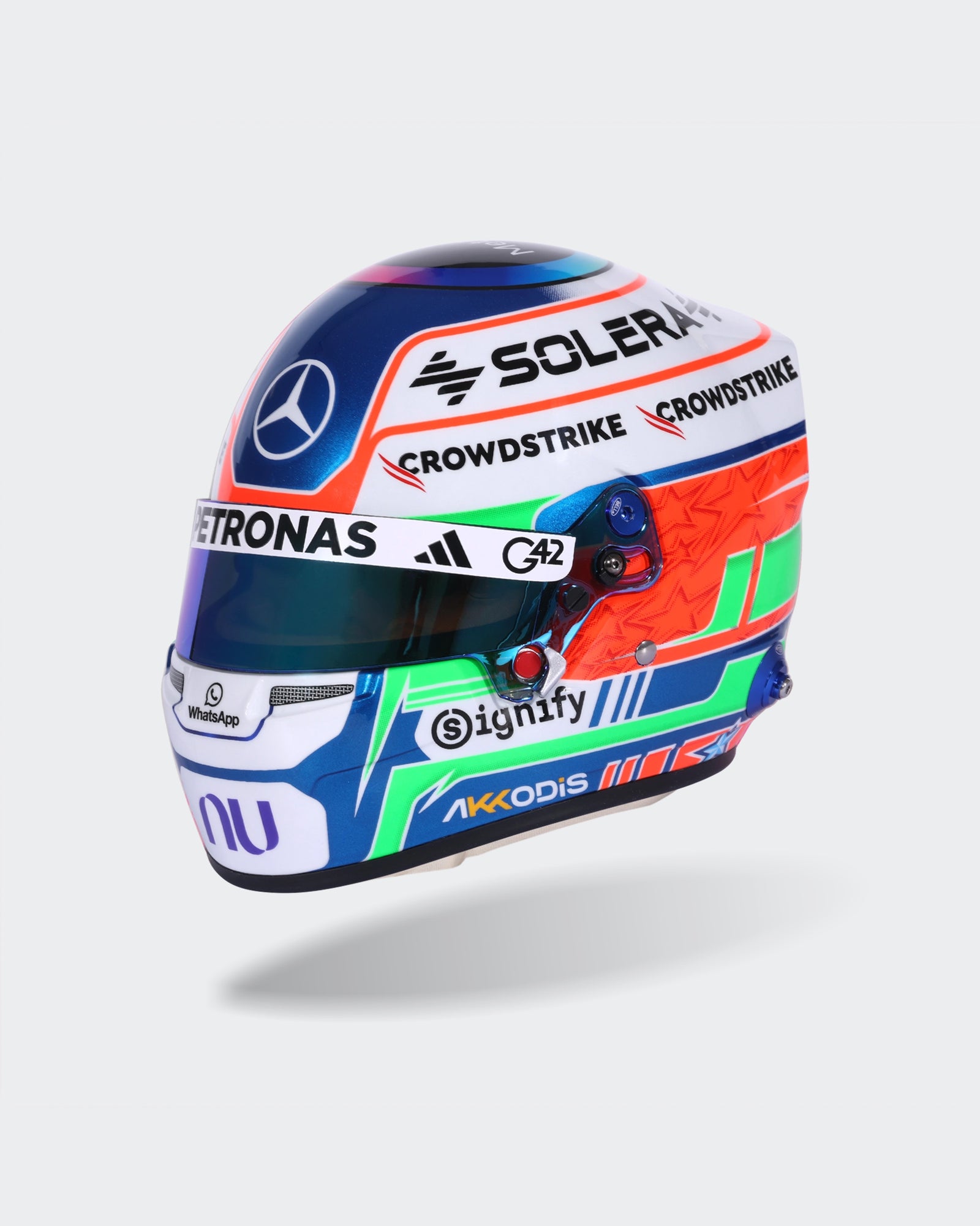 Kimi Antonelli 2026 Mini Bell Helmet Replica 1:2