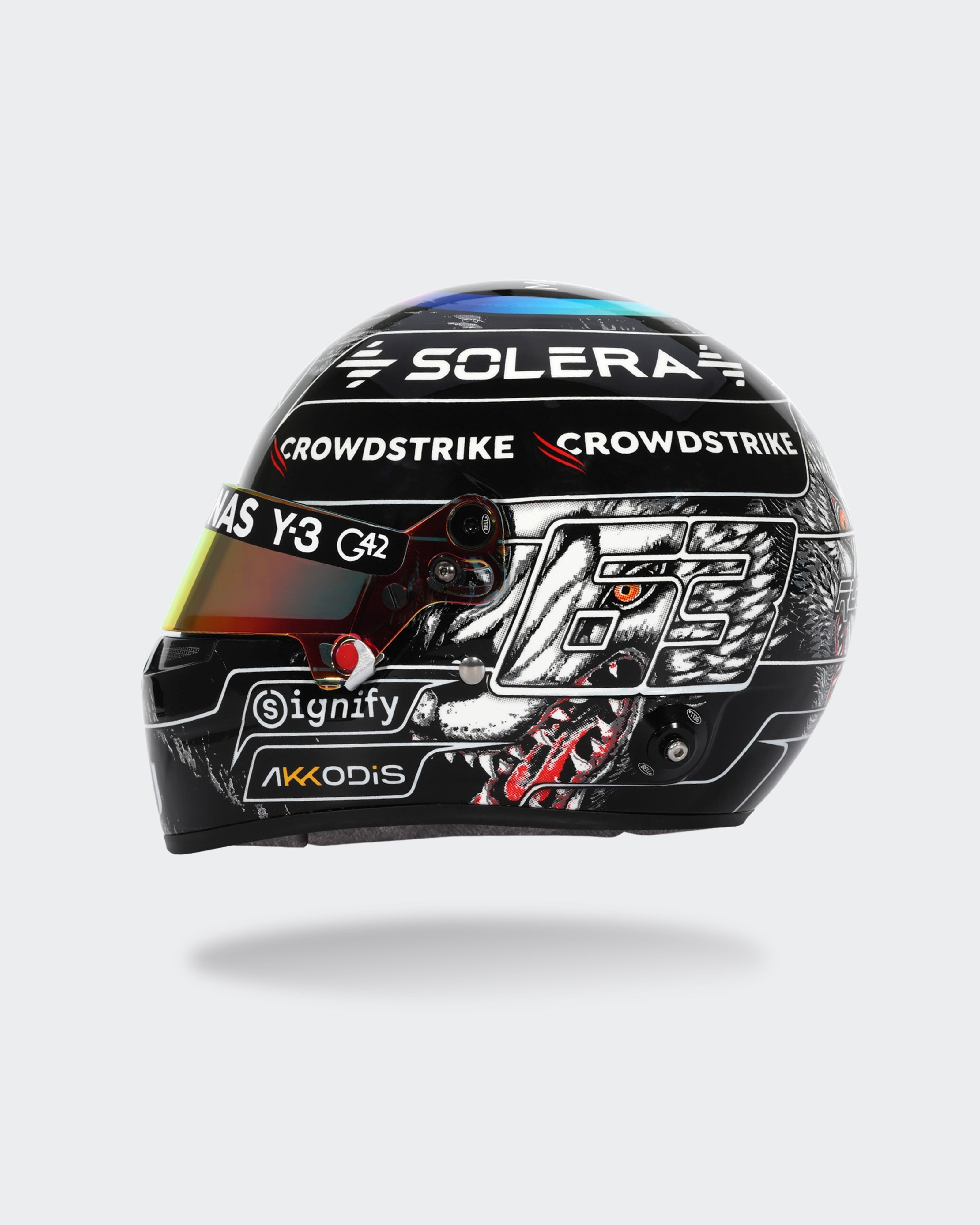Mercedes AMG PETRONAS F1 Team George Russell 1 2 Mini Bell Helmet Japan mercedes-amg-petronas-f1-team-george-russell-1-2-mini-bell-helmet-japan