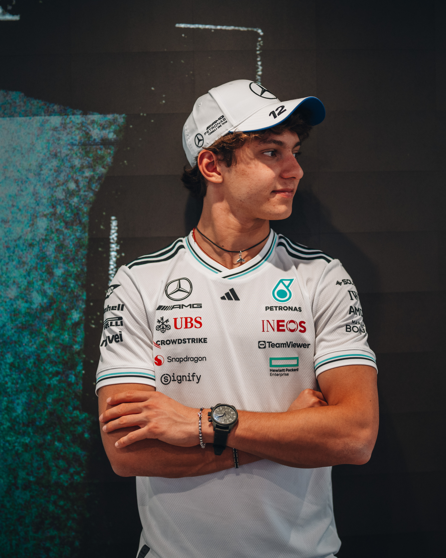 Kimi Antonelli 2025 Team Driver Cap White | Official