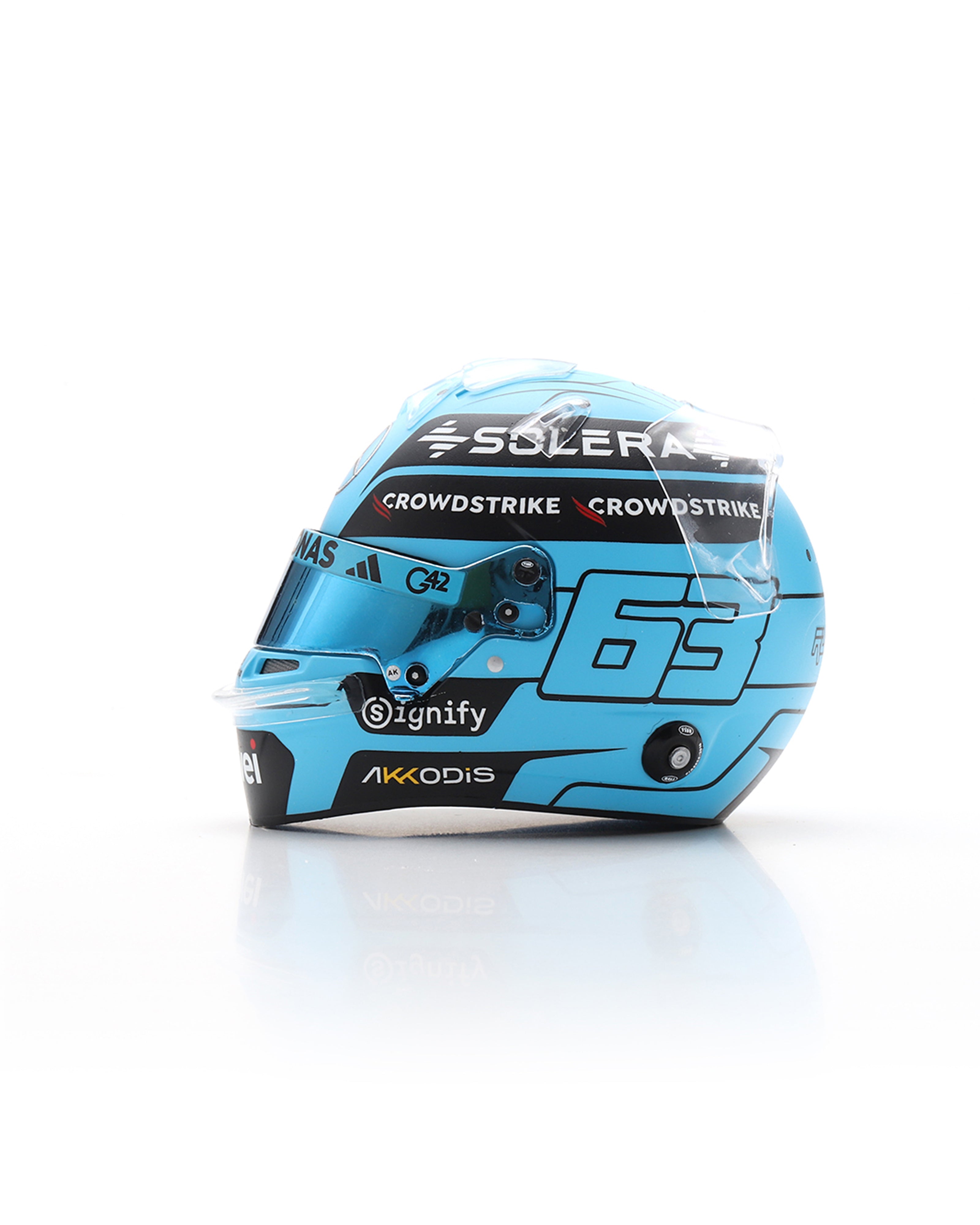 George Russell 2025 Sparks Helmet 1:5