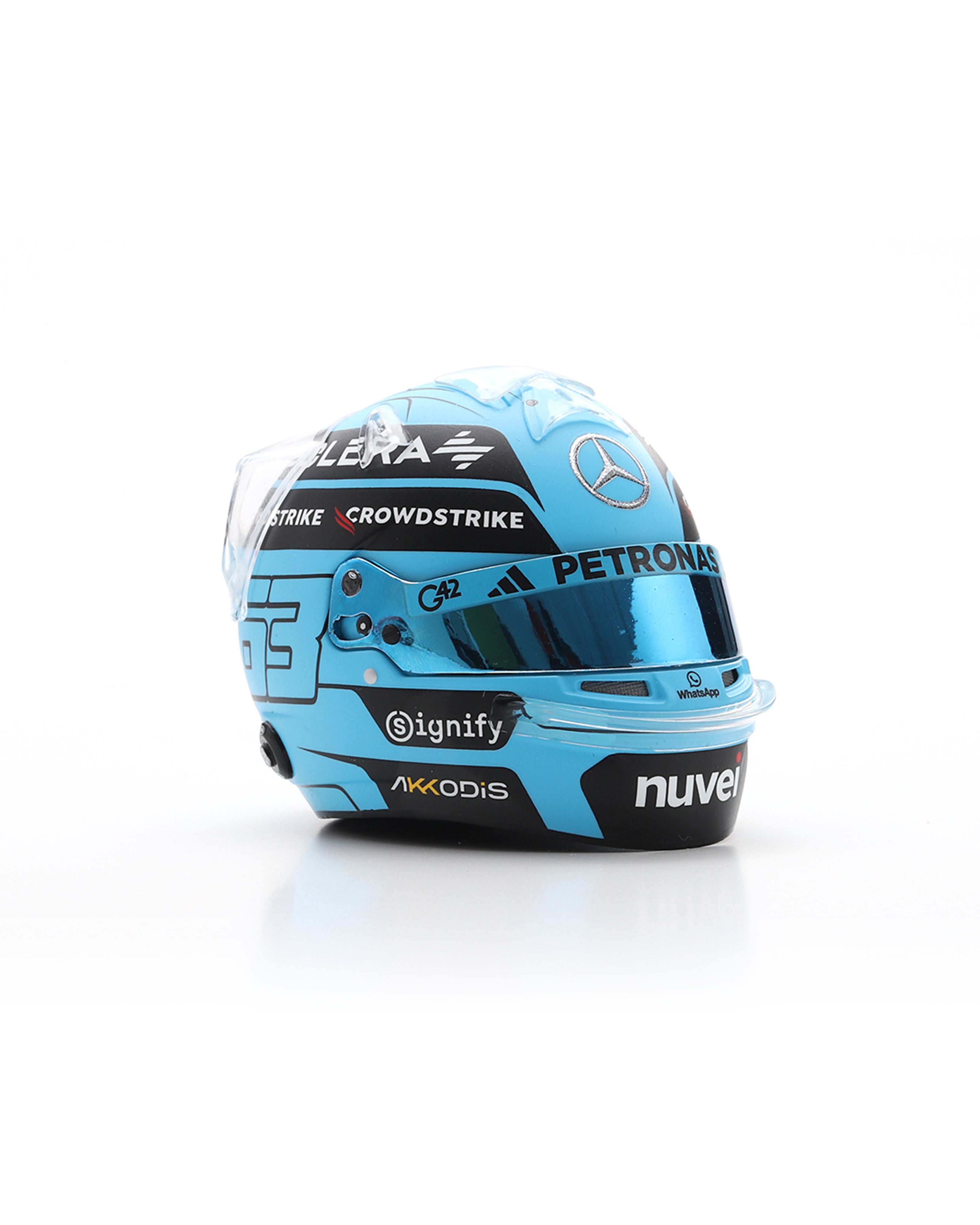 George Russell 2025 Sparks Helmet 1:5