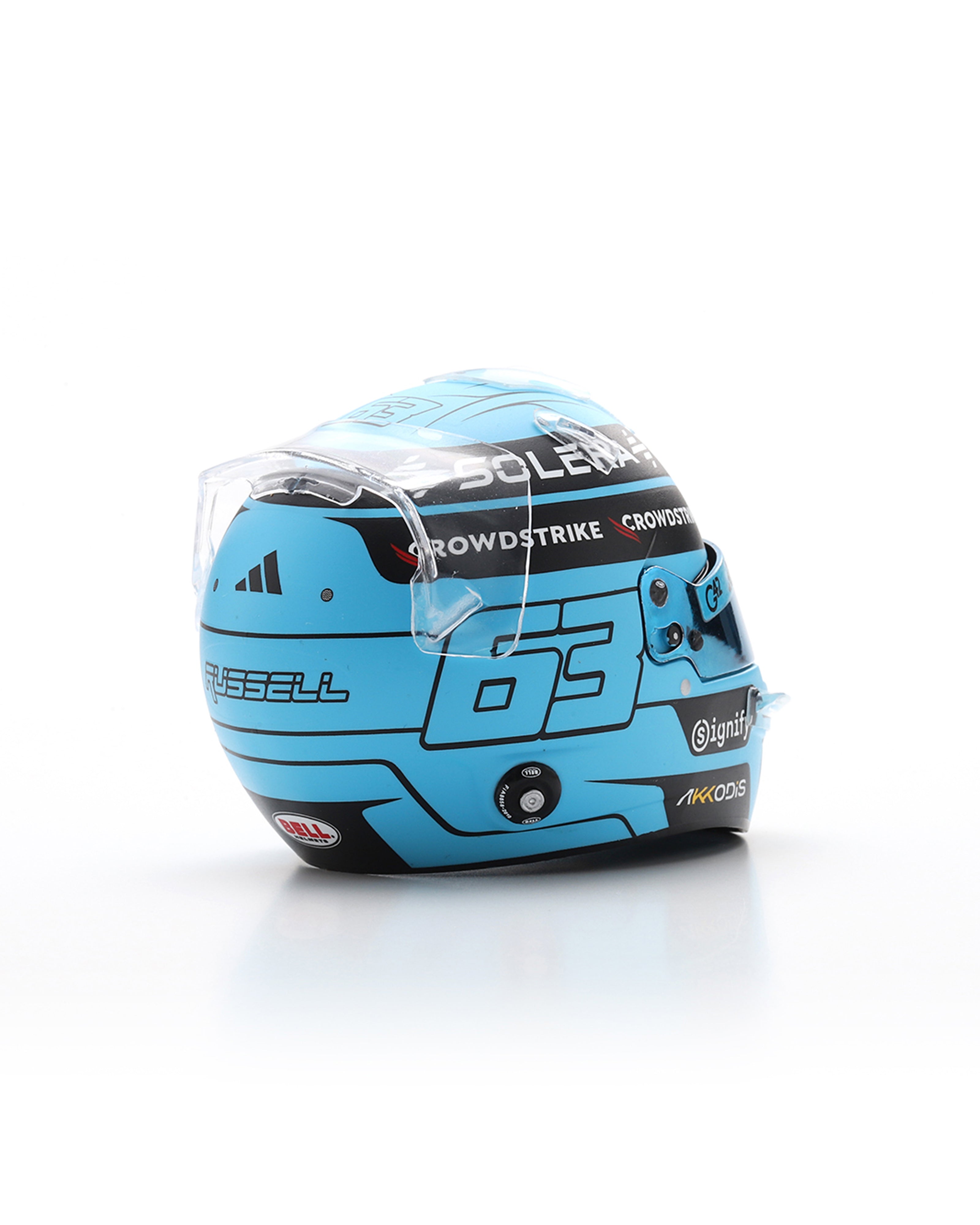 George Russell 2025 Sparks Helmet 1:5