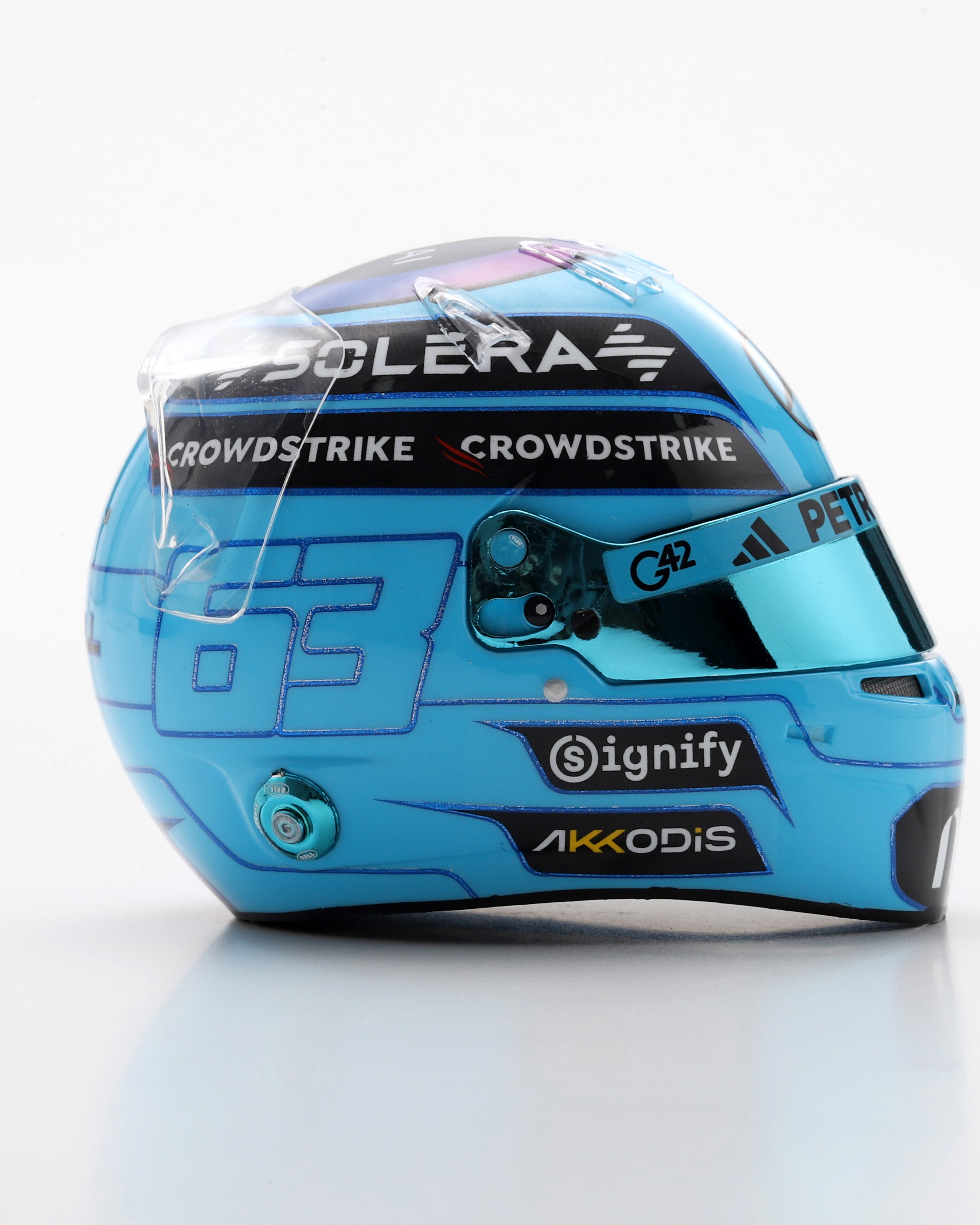 George Russell 2026 Sparks Helmet 1:5