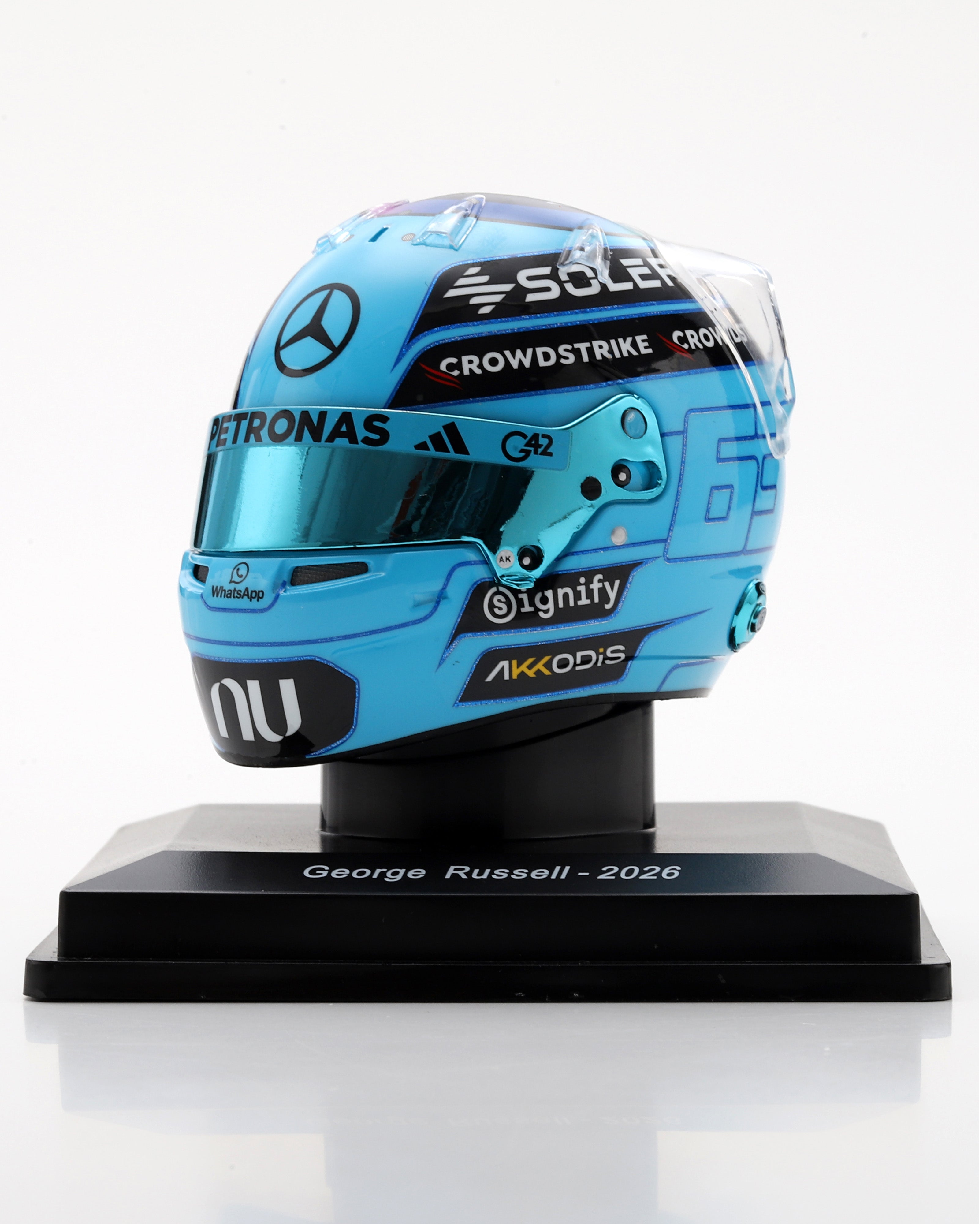 George Russell 2026 Sparks Helmet 1:5