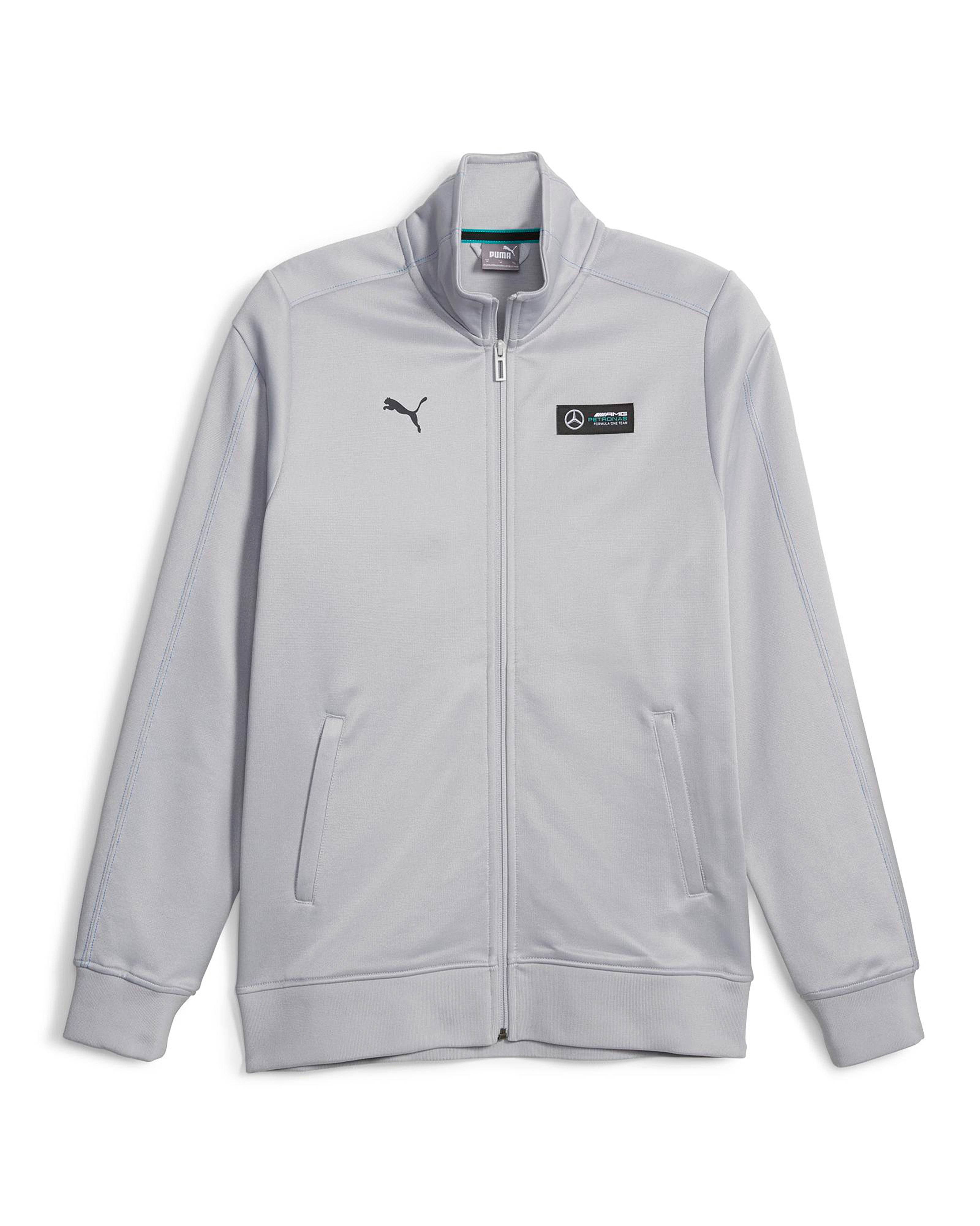 Grey track jacket discount mens