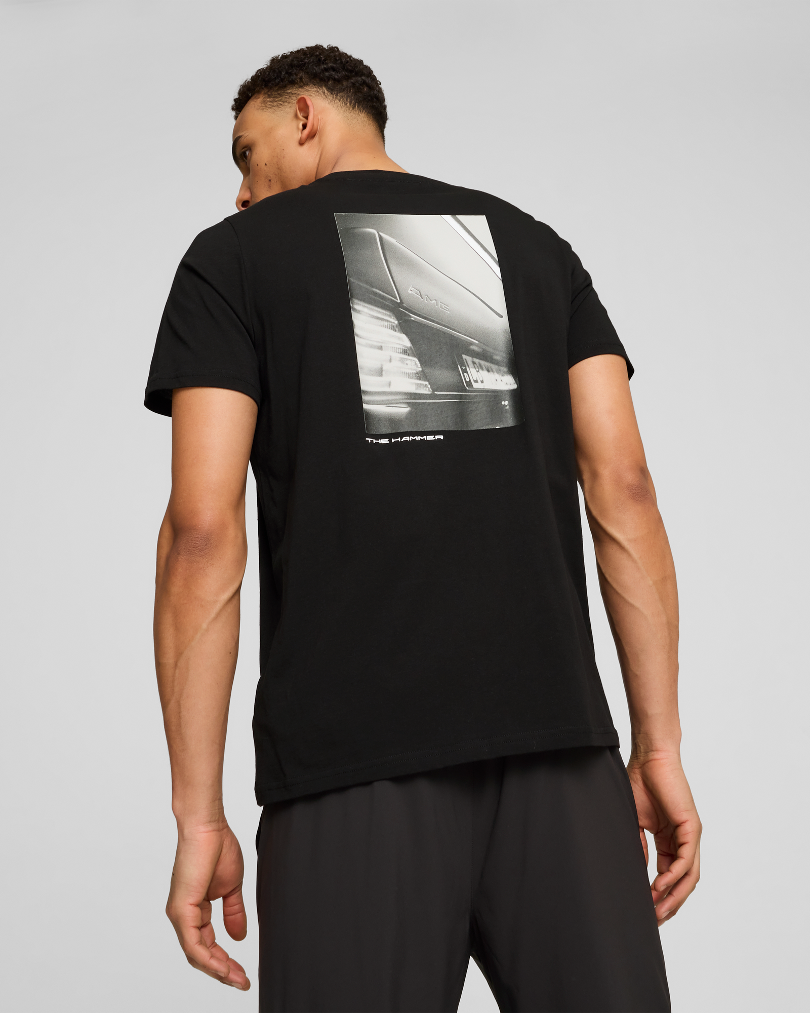 Mens Puma AMG Graphic Tee Black