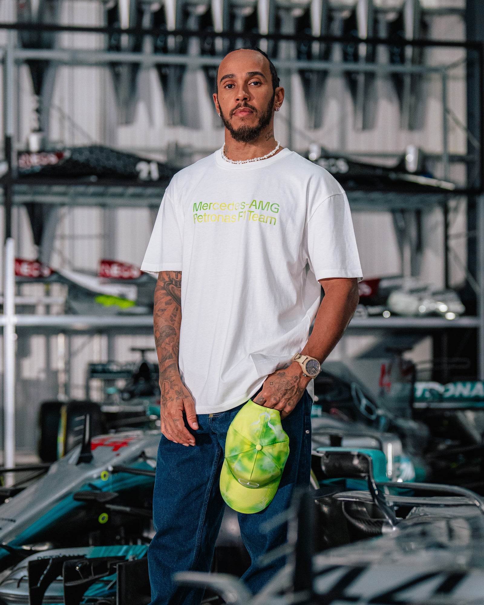 Lewis Hamilton Special Edition Brazil Tee White