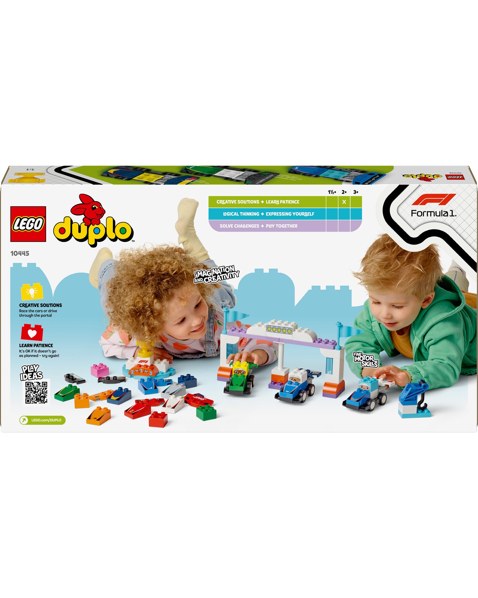 LEGO® DUPLO Town F1 Team Race Cars & Drivers