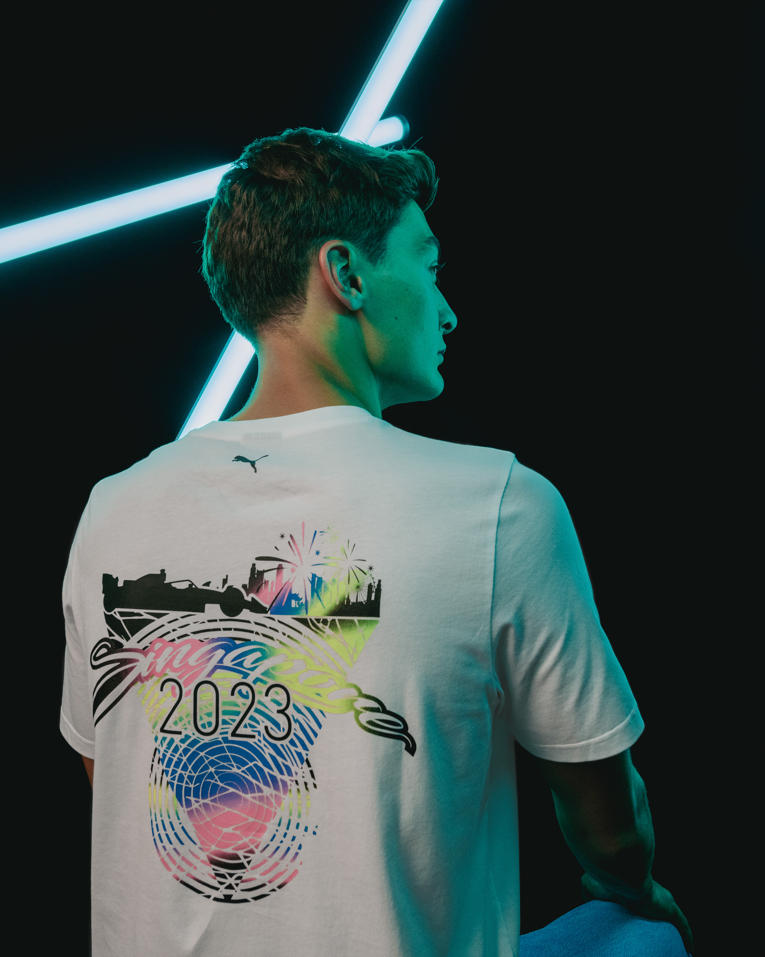 Mens 2023 Singapore Special Edition Tee White