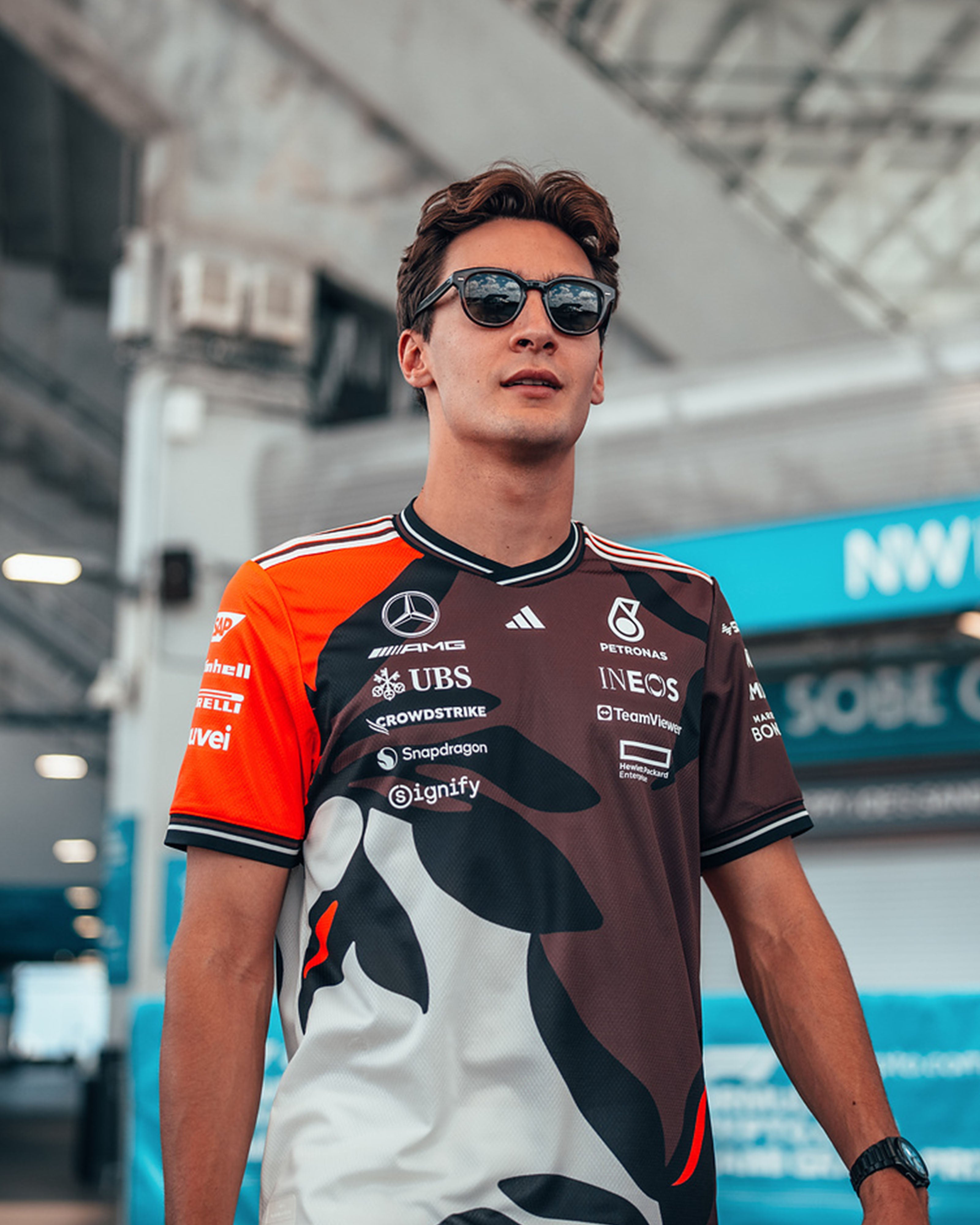 Jersey Camisas Mercedes Petronas Amg Petronas F1 Team Camiseta Amg