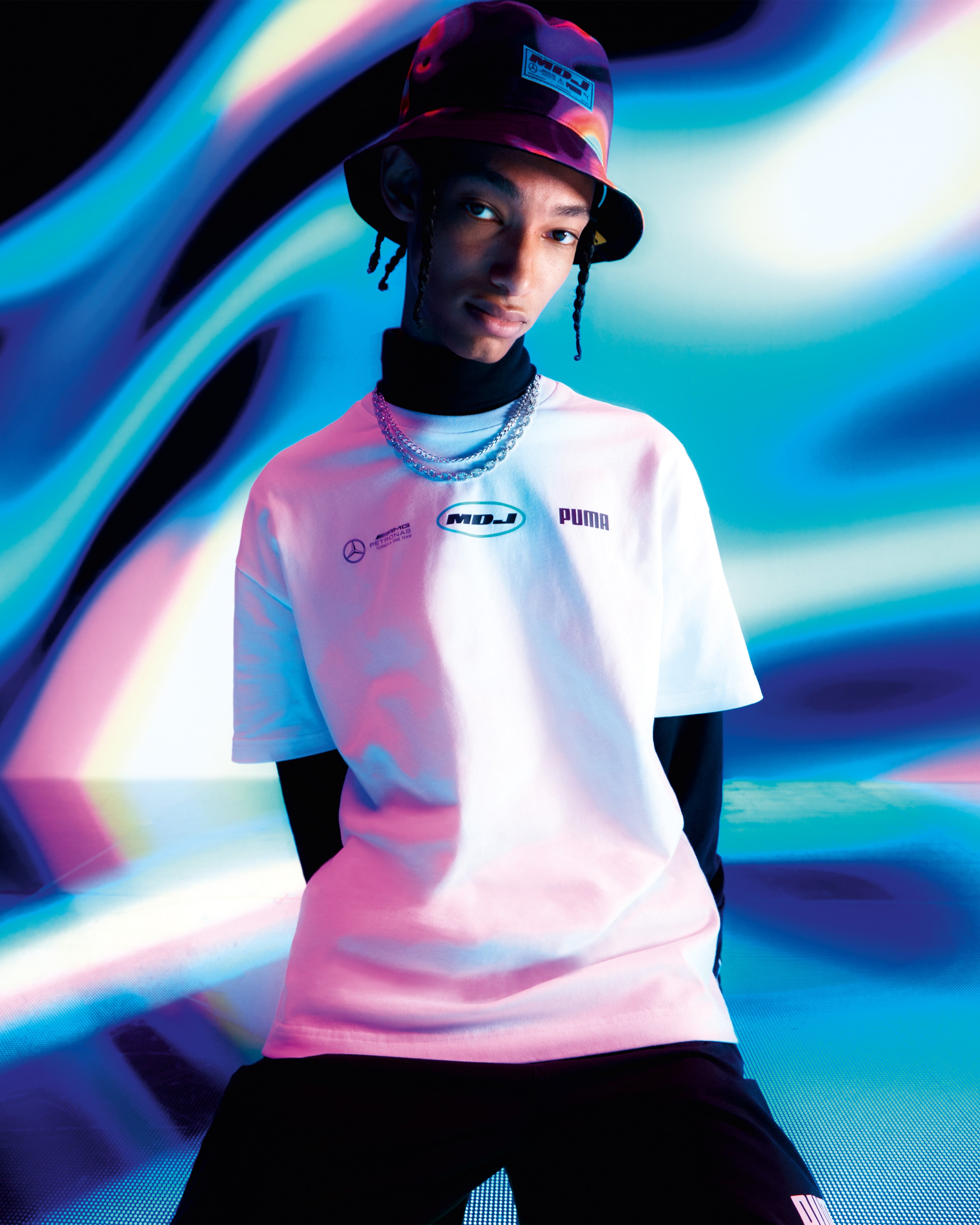 Mad Dog Jones x Mercedes-AMG F1 x PUMA Graphic Tee White