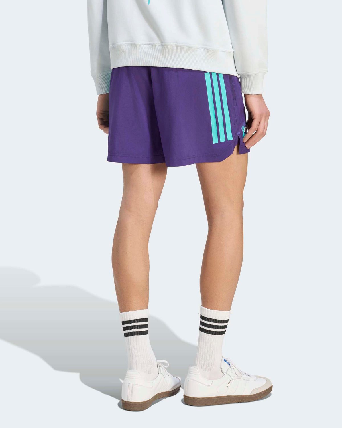 Mens Vanda Bloom Shorts Purple