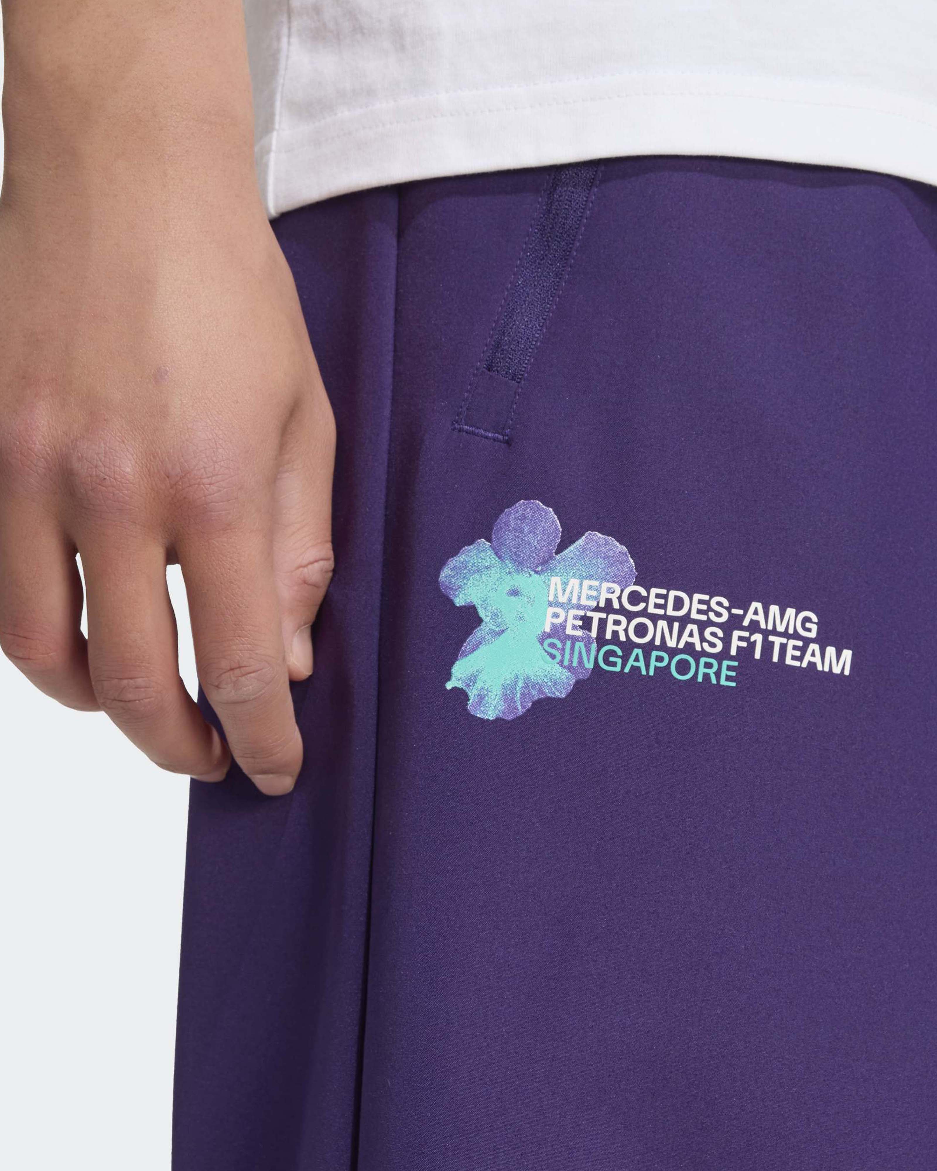 Mens Vanda Bloom Pants Purple