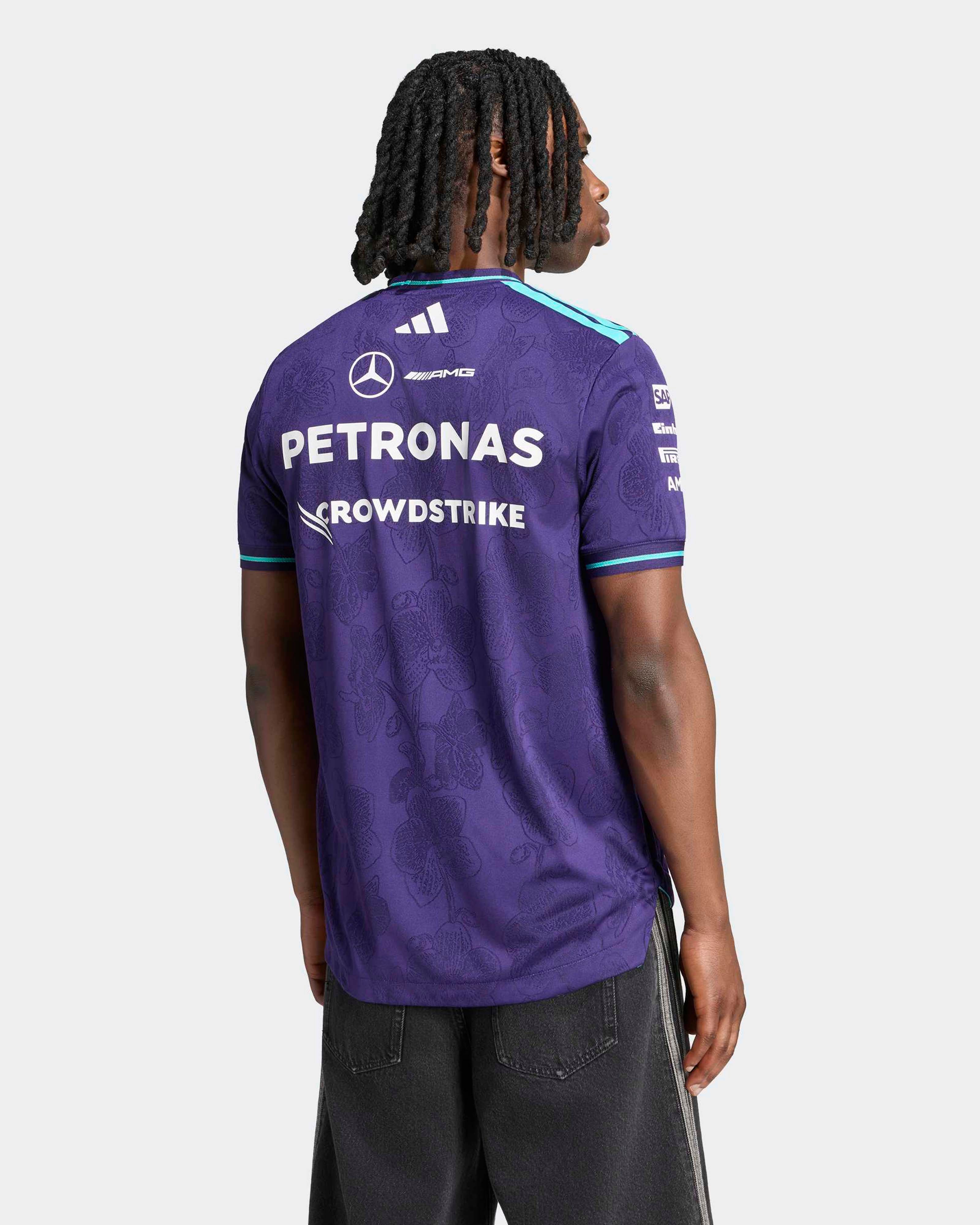 Mens 2026 Vanda Bloom Authentic Driver Tee Purple