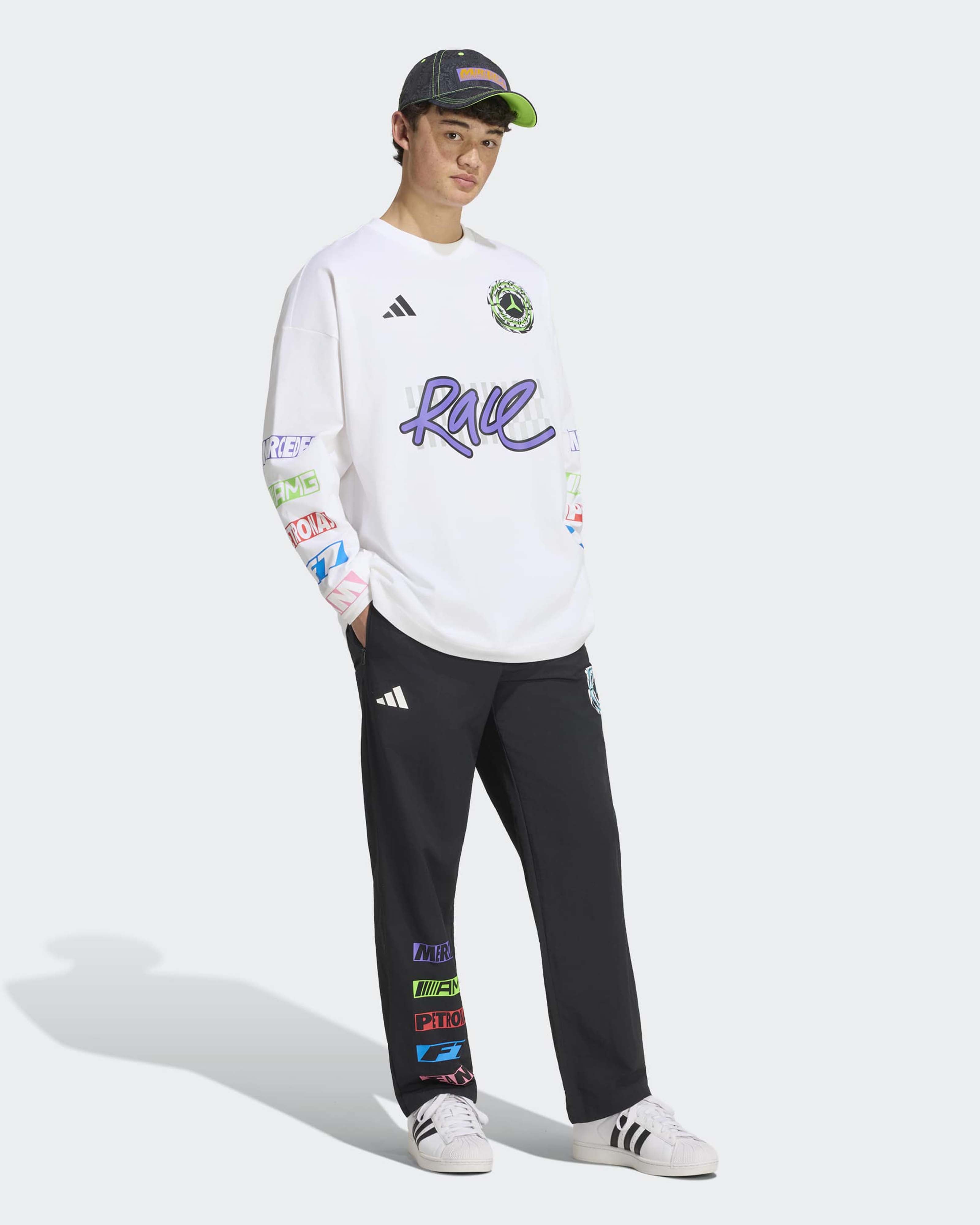 Unisex Lights On Longsleeve T-shirt White
