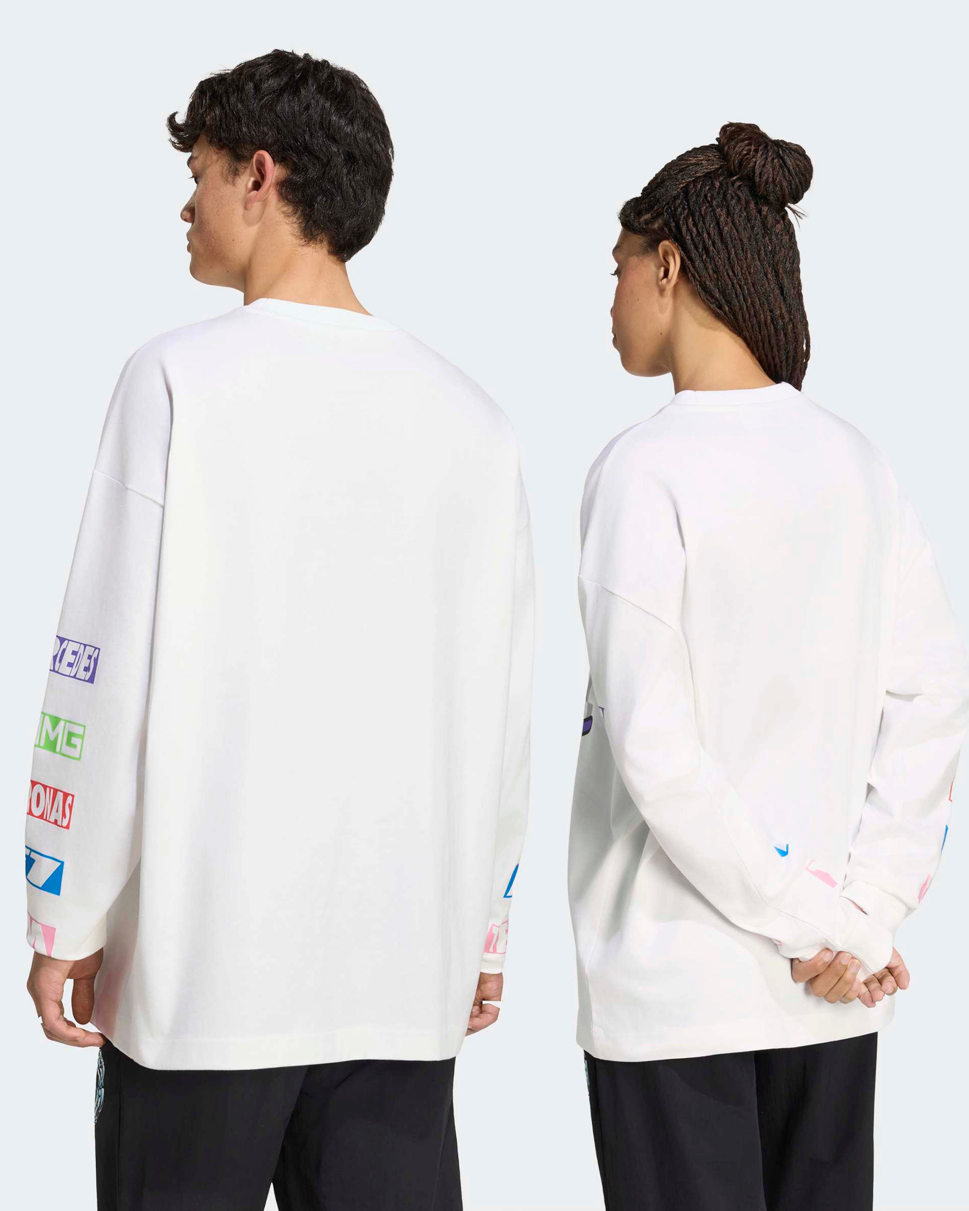 Unisex Lights On Longsleeve T-shirt White