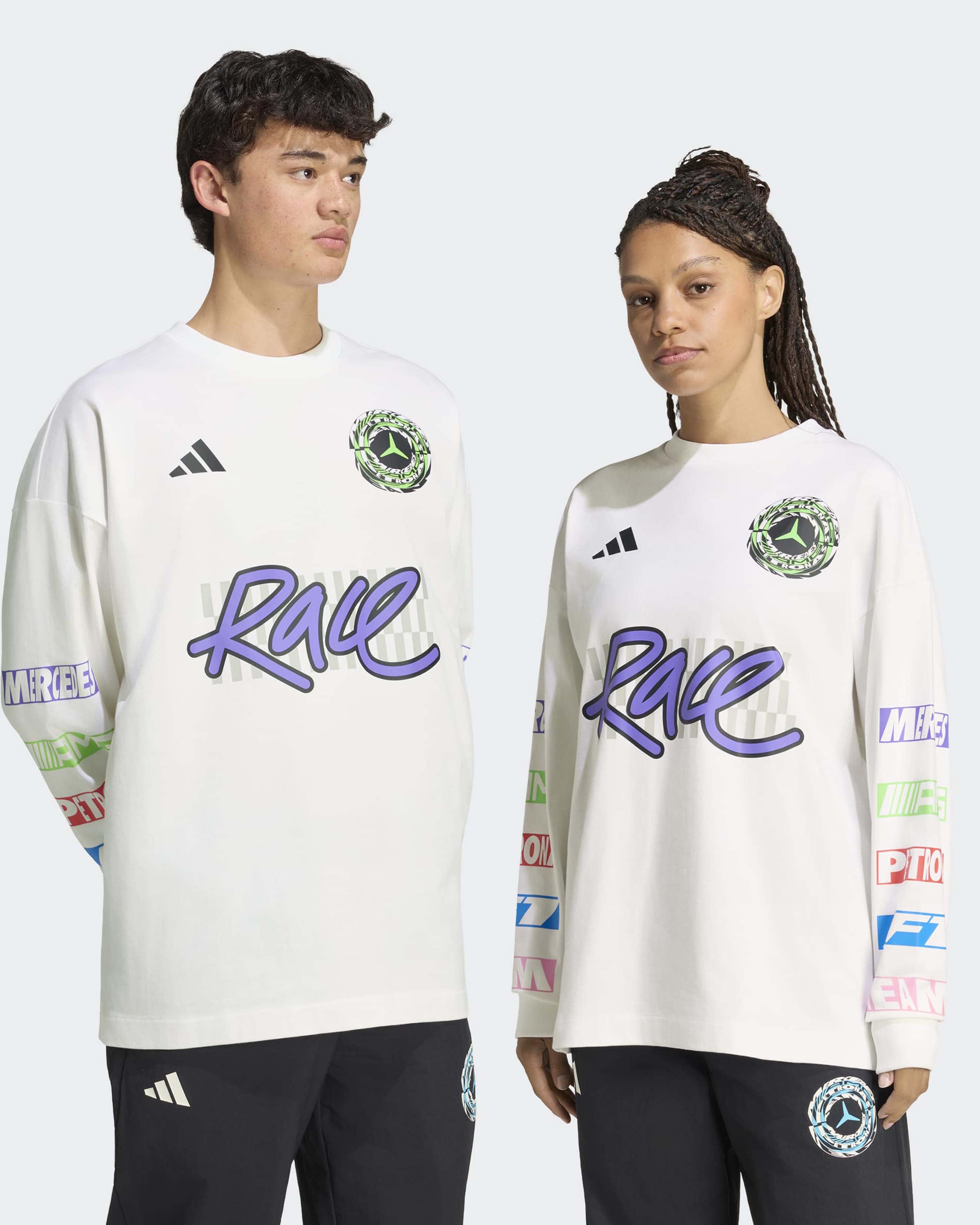 Unisex Lights On Longsleeve T-shirt White