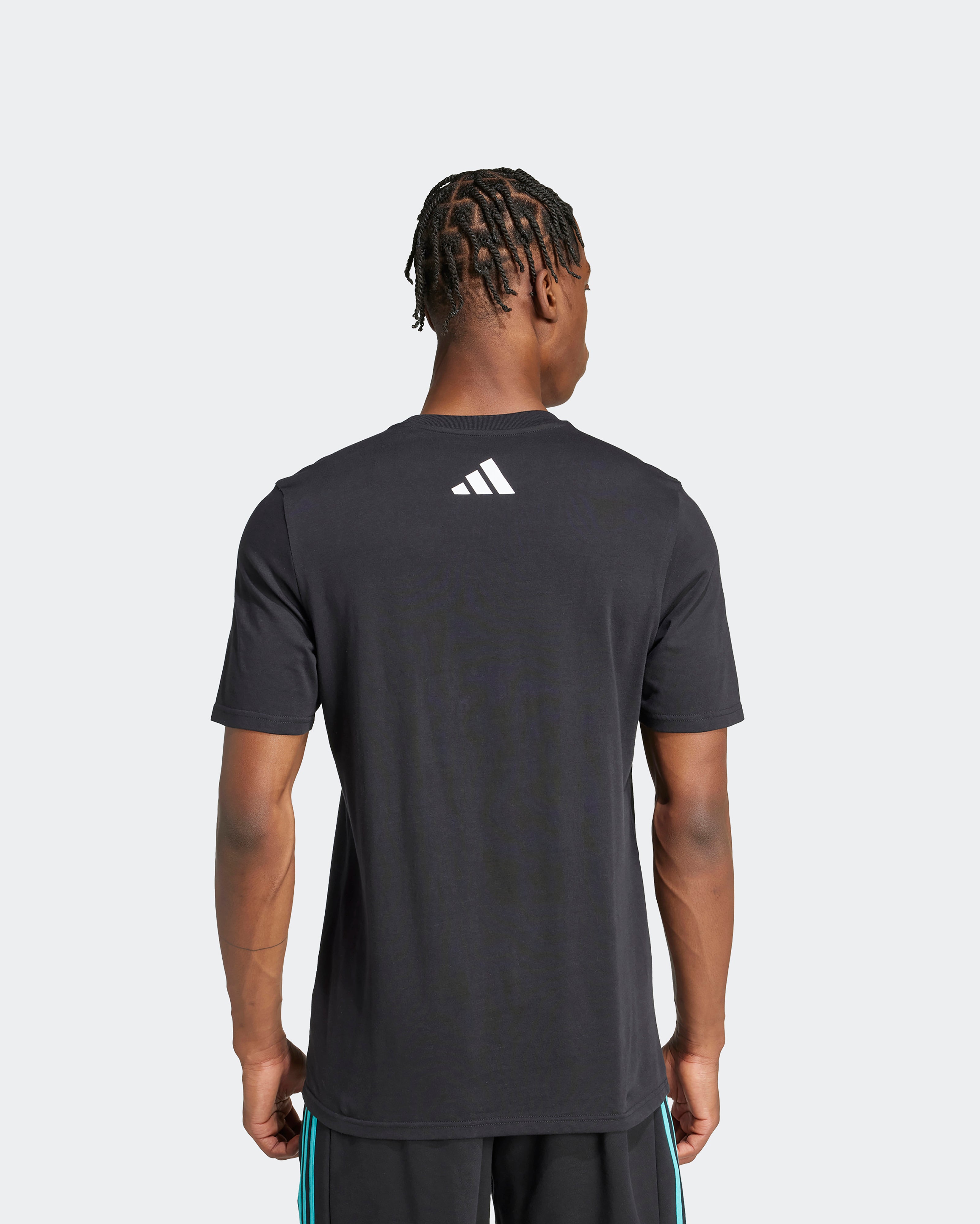 【adidas x Mercedes】 メルセデス AMG Petronas F1 DNA Tシャツ Mens DNA T-Shirt Black | Official Mercedes-AMG PETRONAS F1