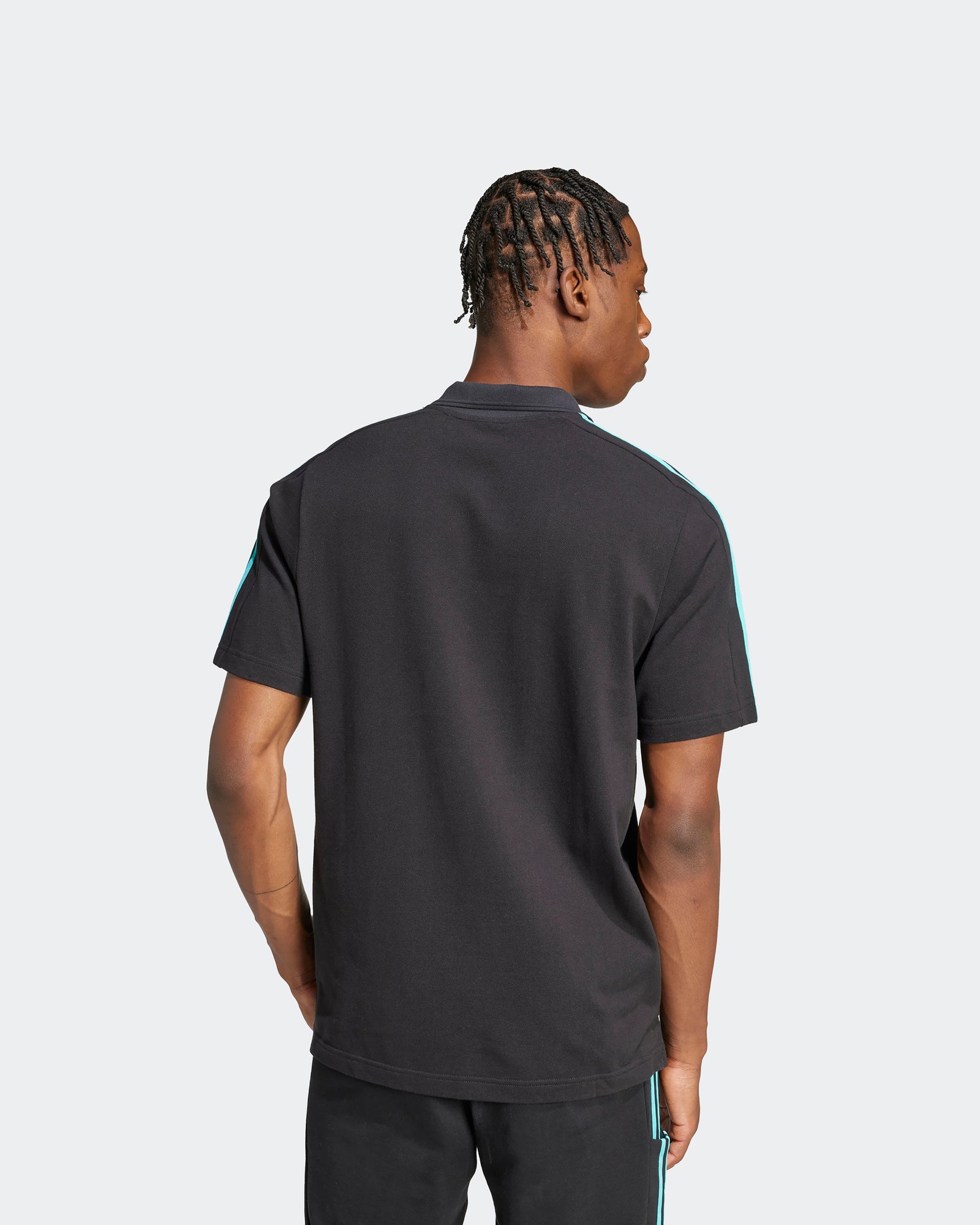 Mens DNA Polo Black