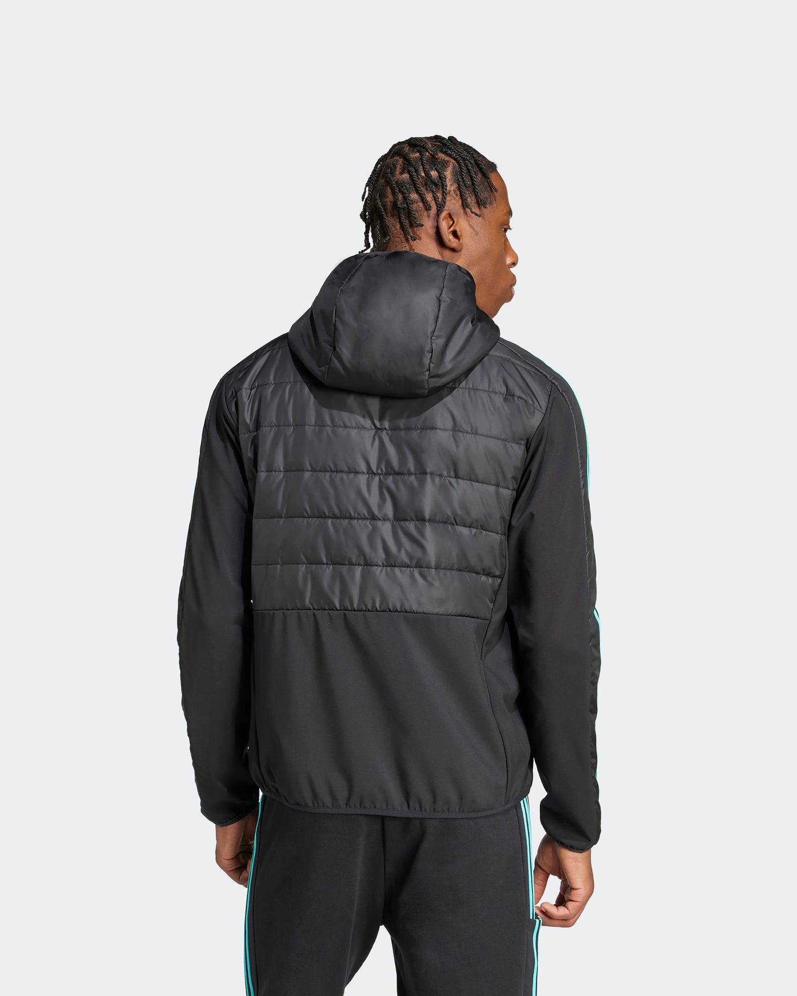 Mens DNA Puffer Jacket Black