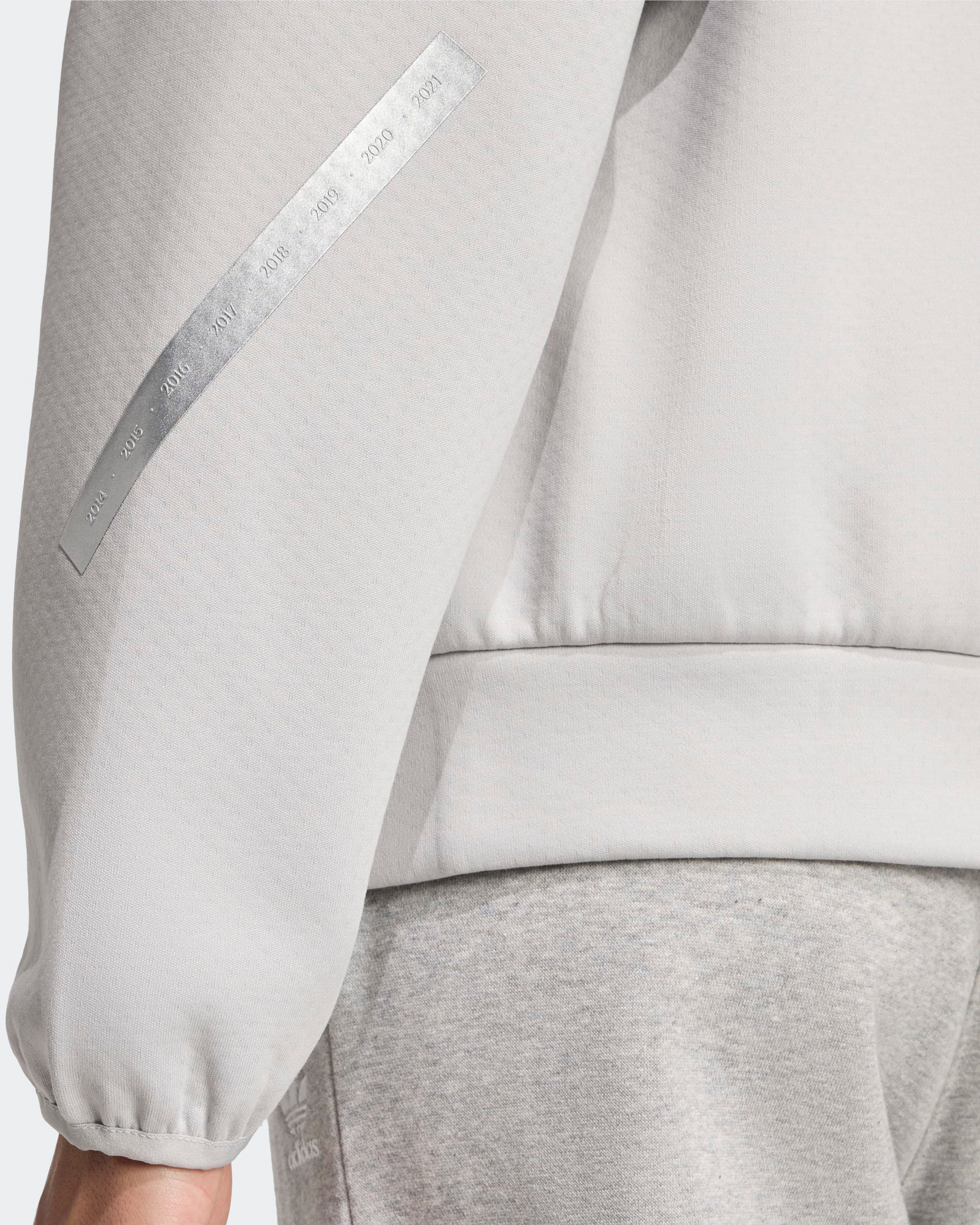Womens Silver Arrows Full-Zip Hoody Grey
