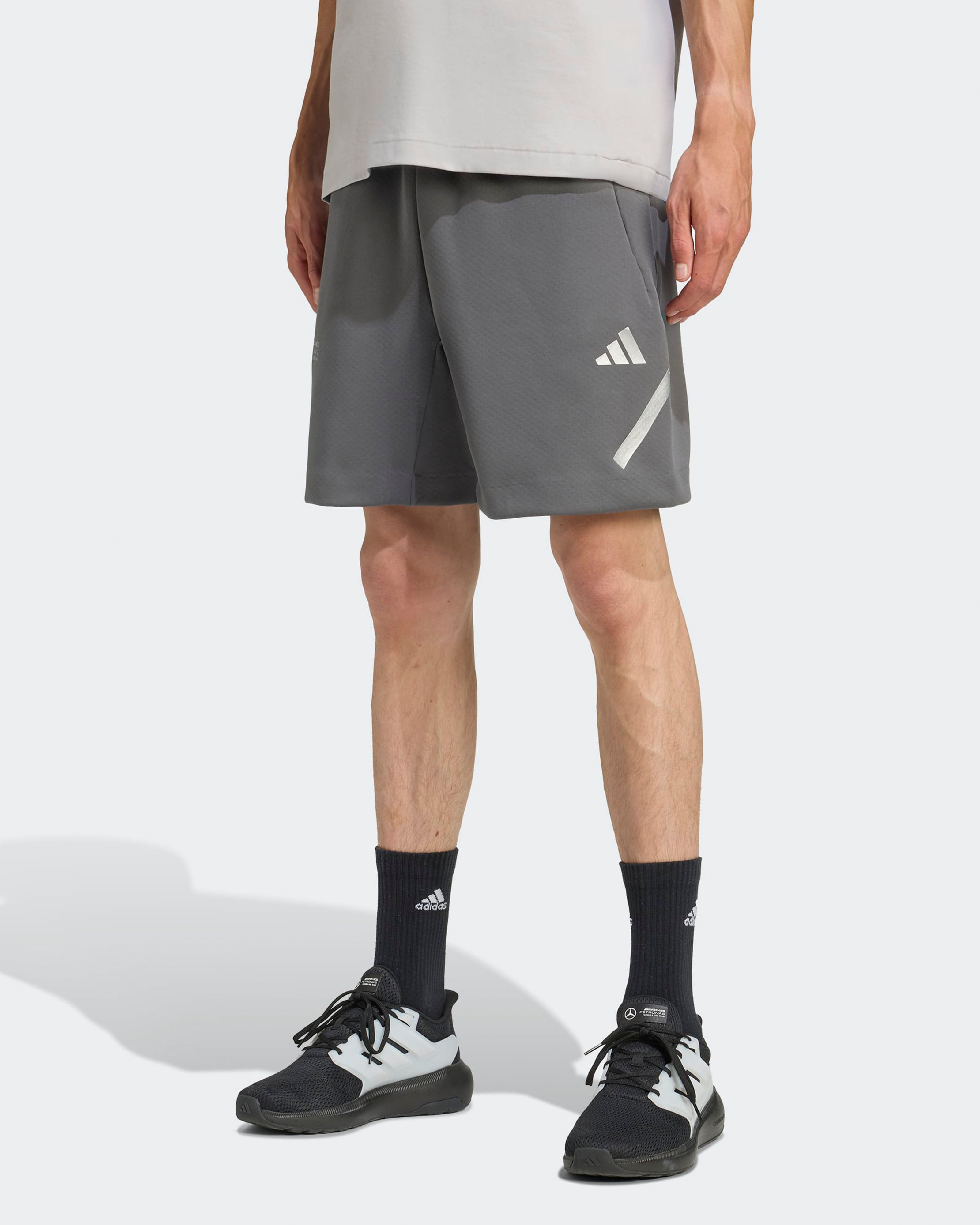 Mens Silver Arrows Shorts Grey