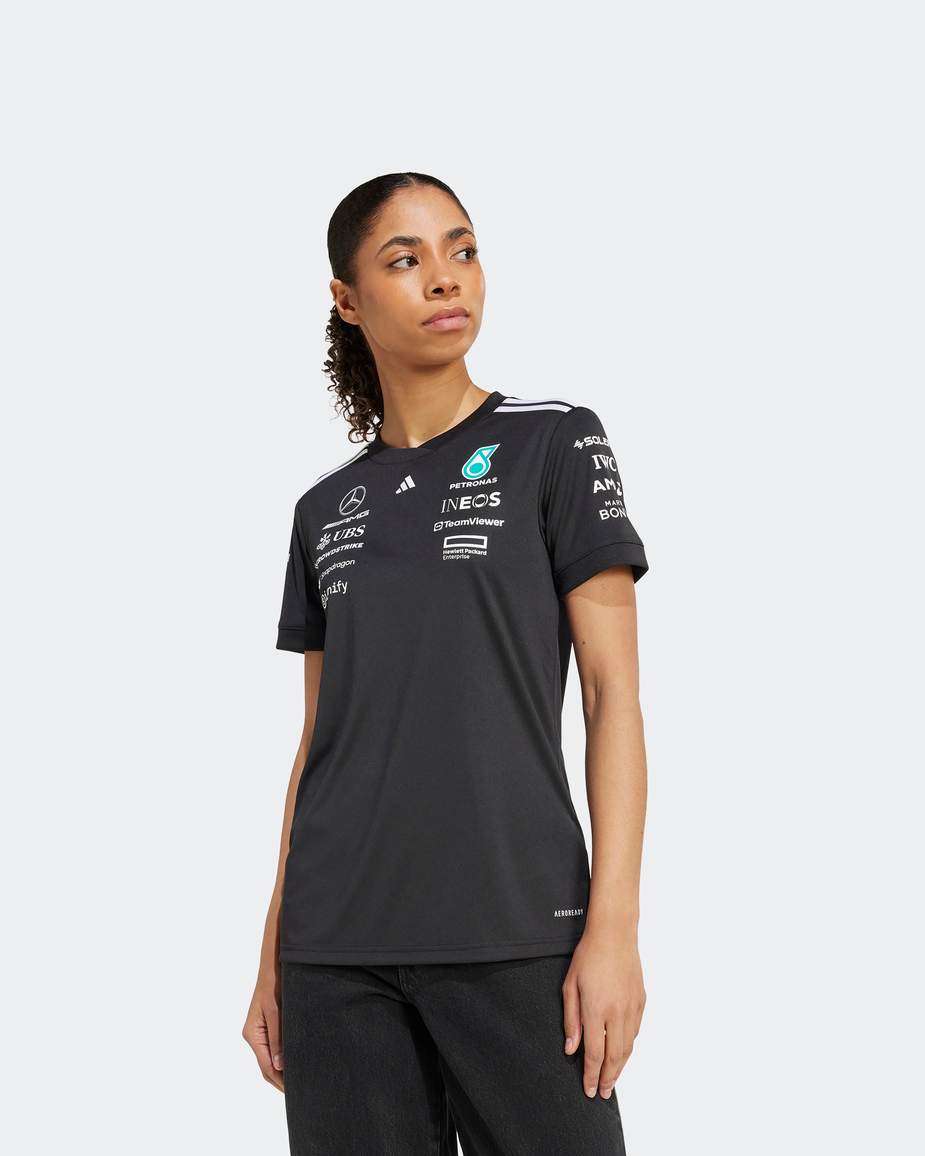 Womens 2025 Team Driver Tee Black