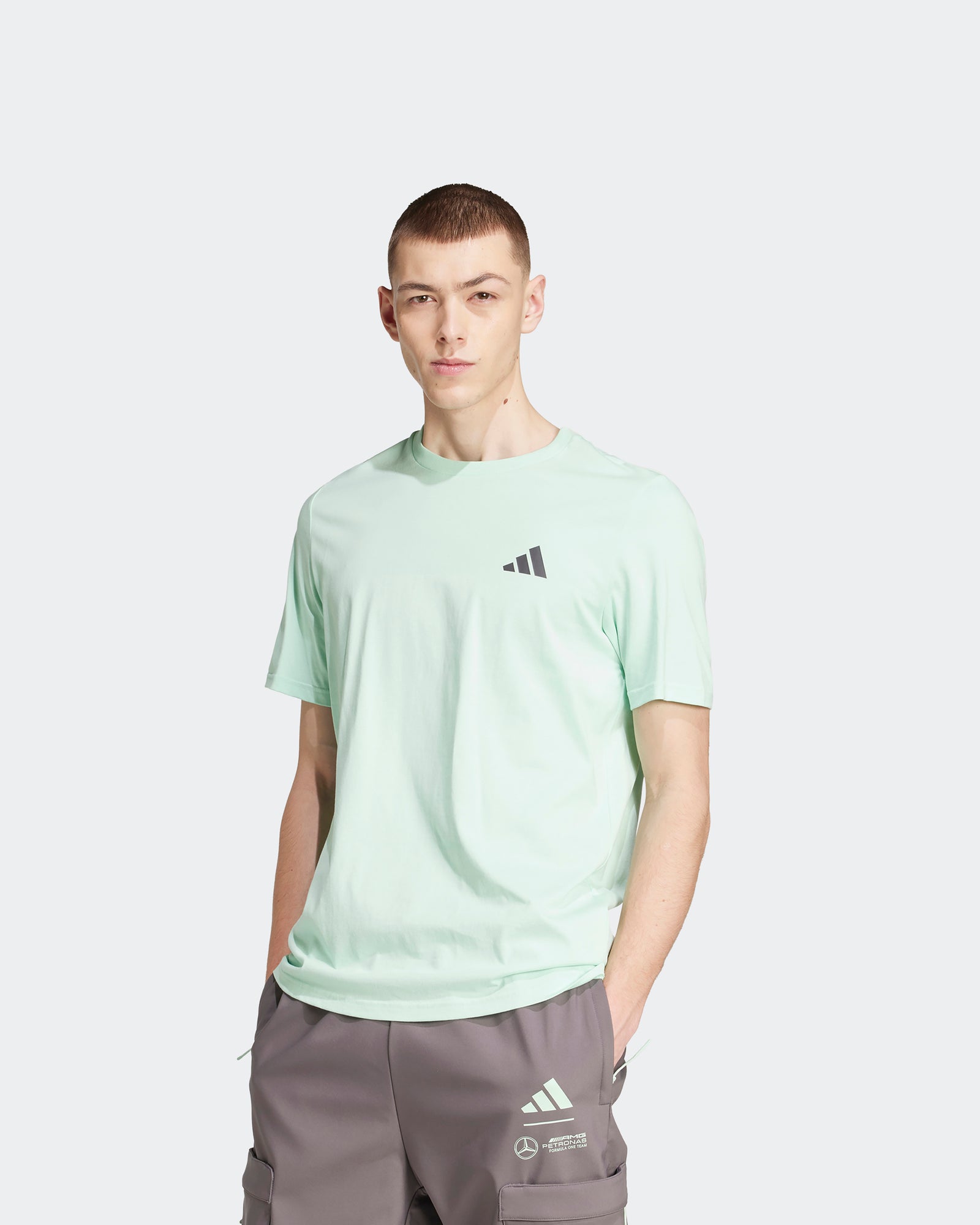 Mens Premium Woven Graphic T-Shirt Green