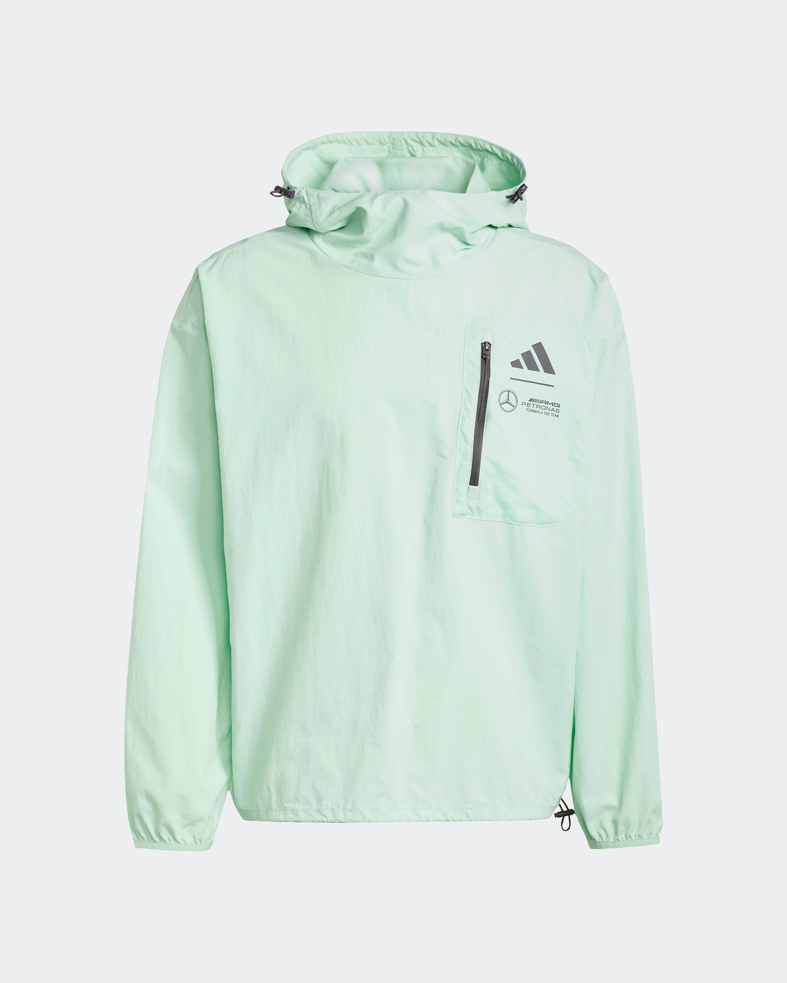 Mens Premium Woven Windbreaker Green | Official Mercedes-AMG