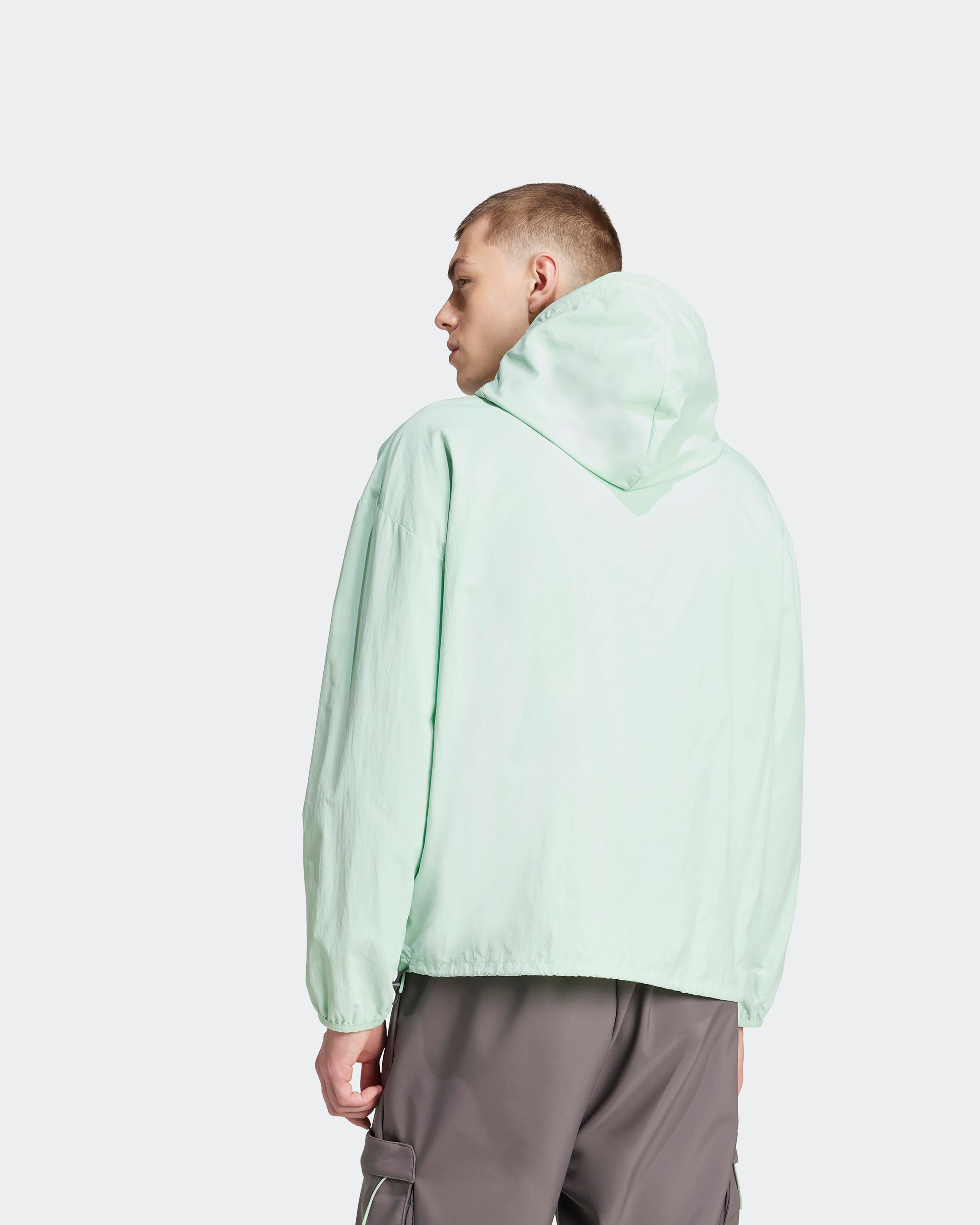 Mens Premium Woven Windbreaker Green