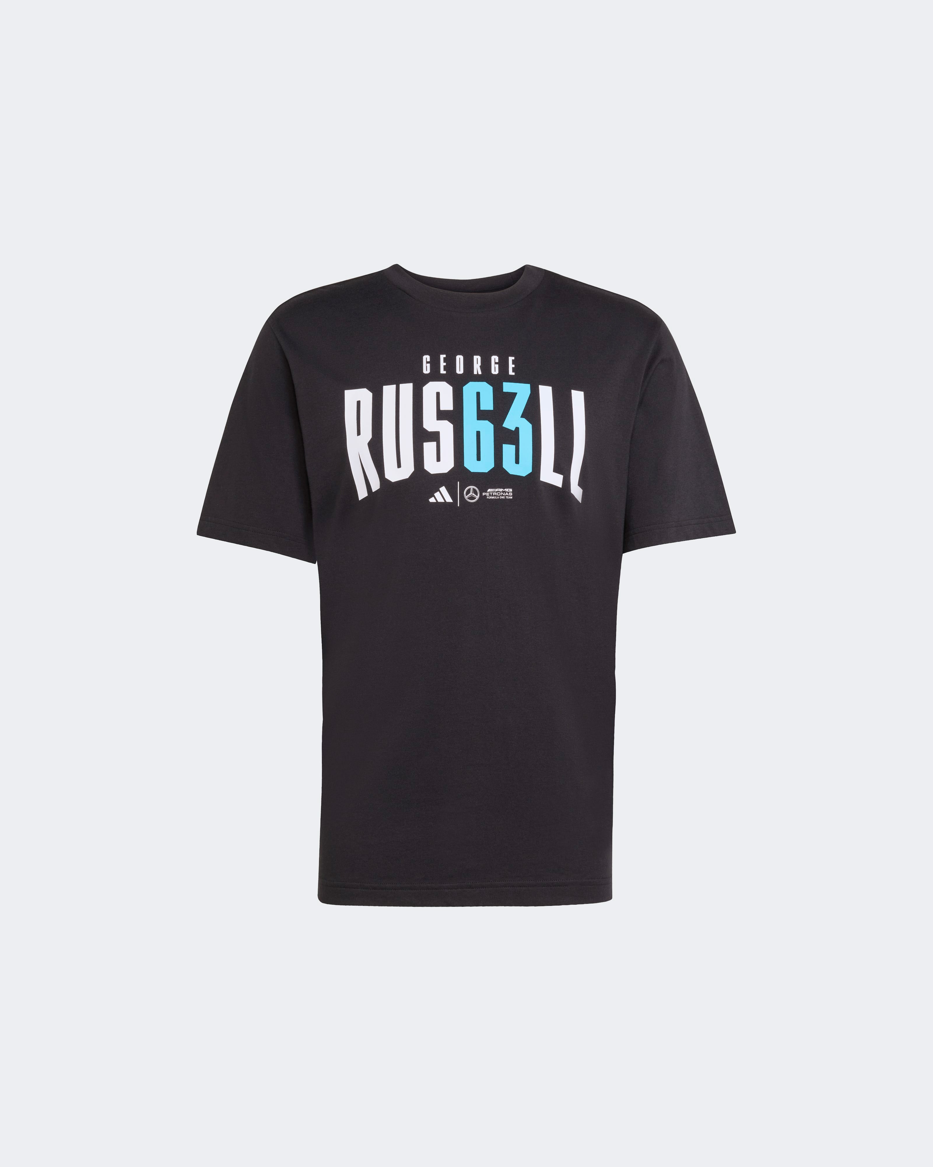 Mens George Russell T-shirt Black